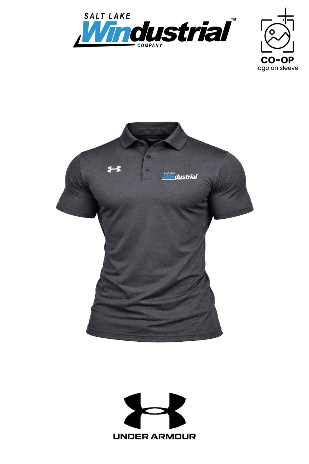 Under Armour Mens Tech™ Polo - Salt Lake Windustrial