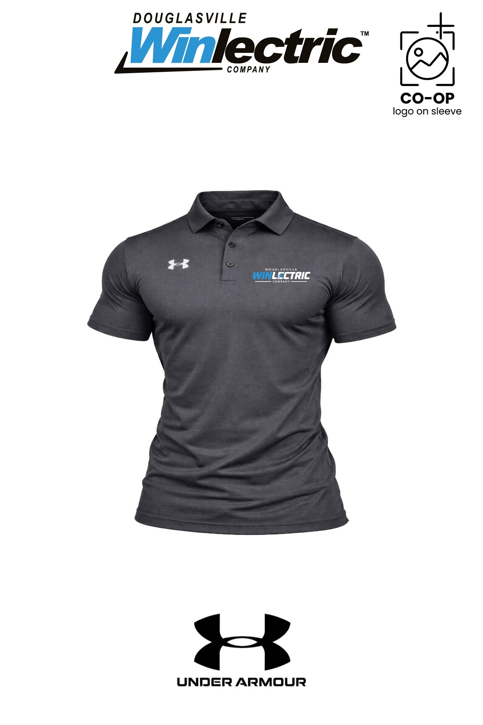 Under Armour Mens Tech™ Polo - Douglasville Winlectric