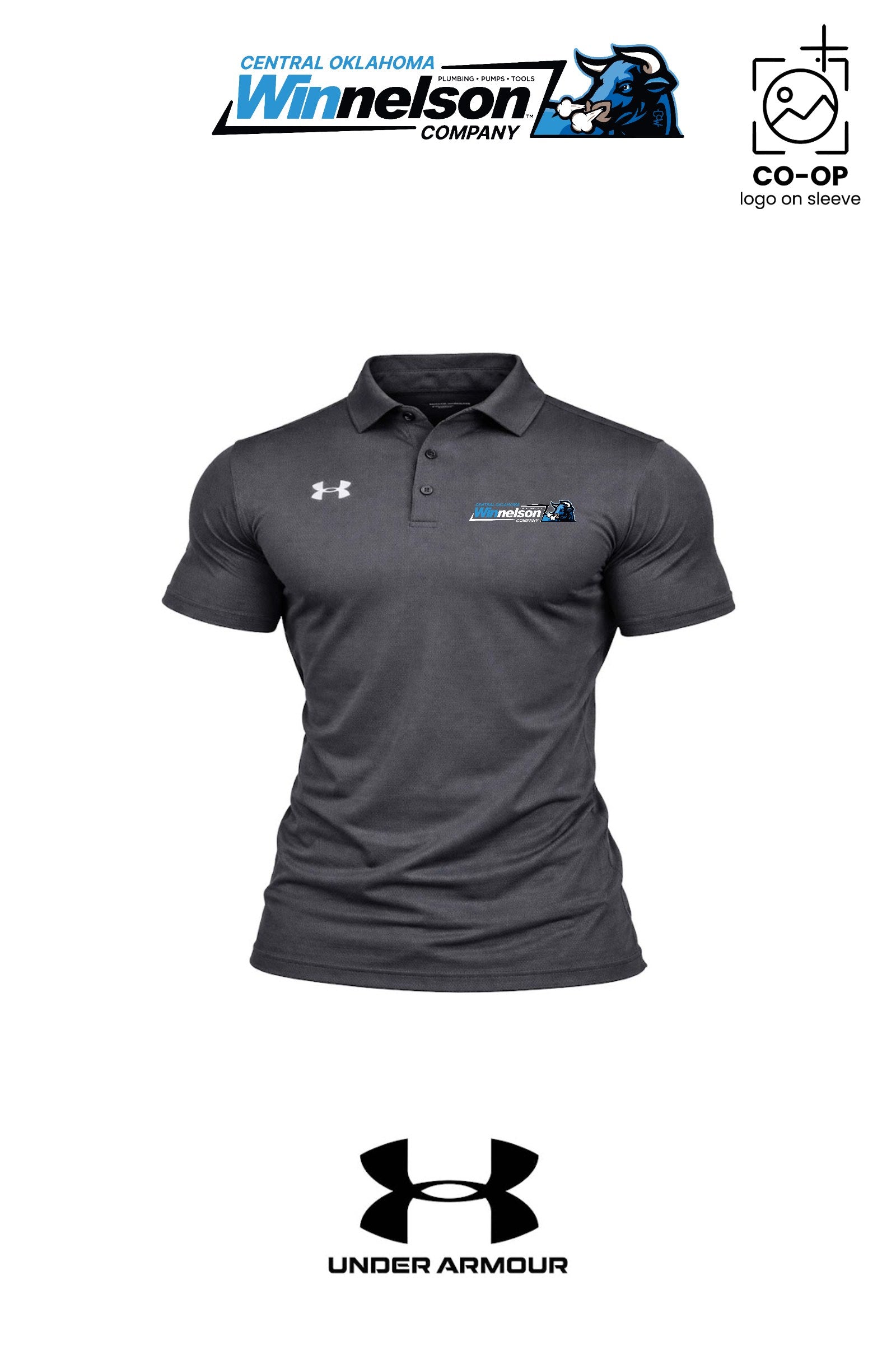 Under Armour Mens Tech™ Polo - Winnelson Central Oklahoma