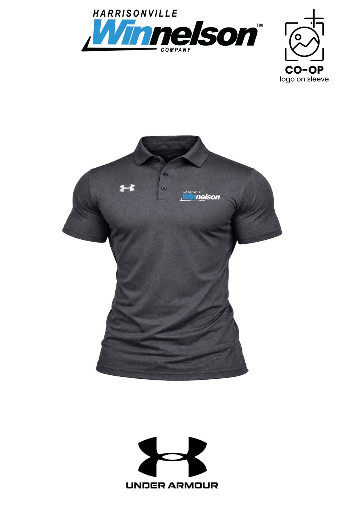 Under Armour Mens Tech™ Polo - Harrisonville Winnelson