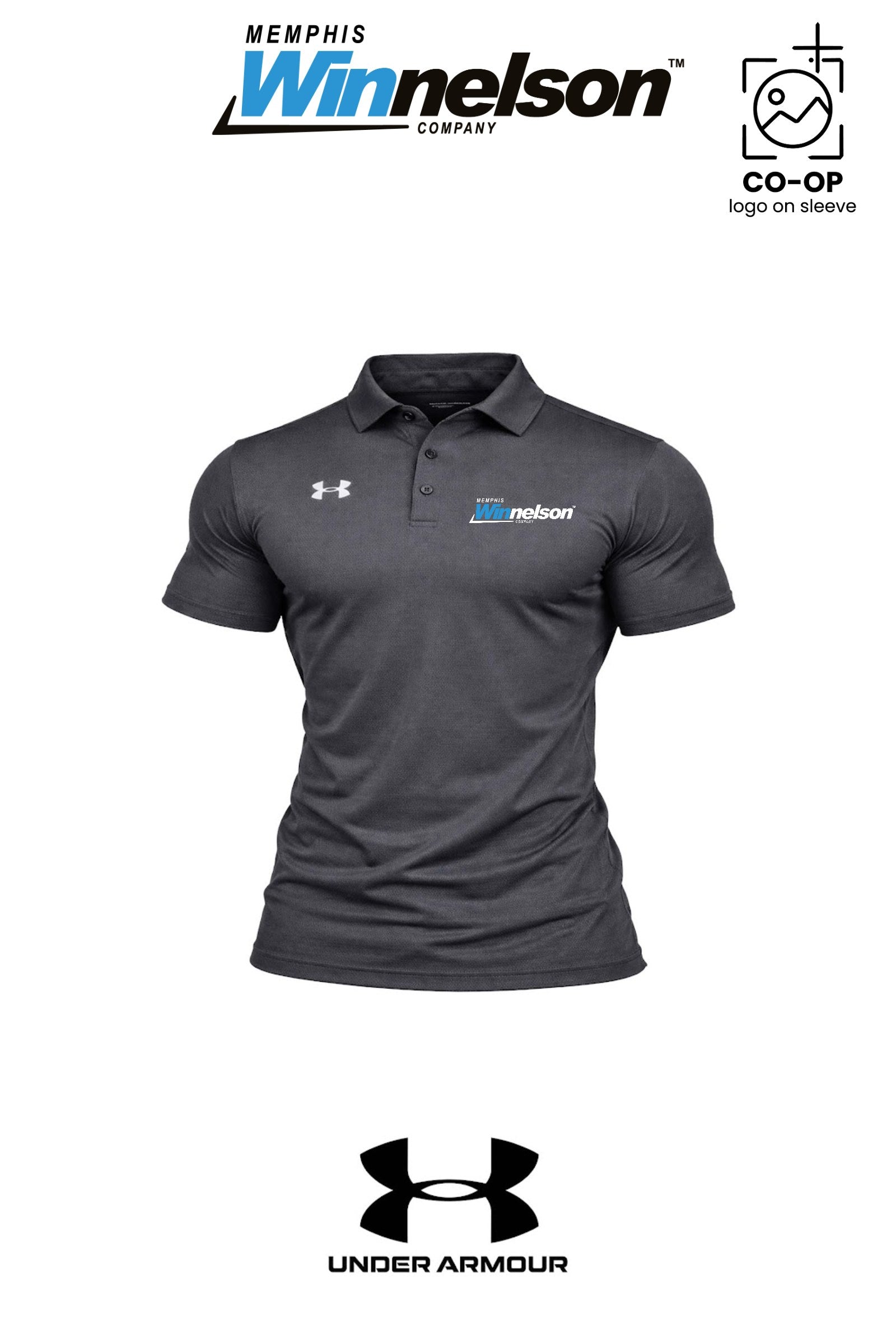 Under Armour Mens Tech™ Polo - Memphis Winnelson