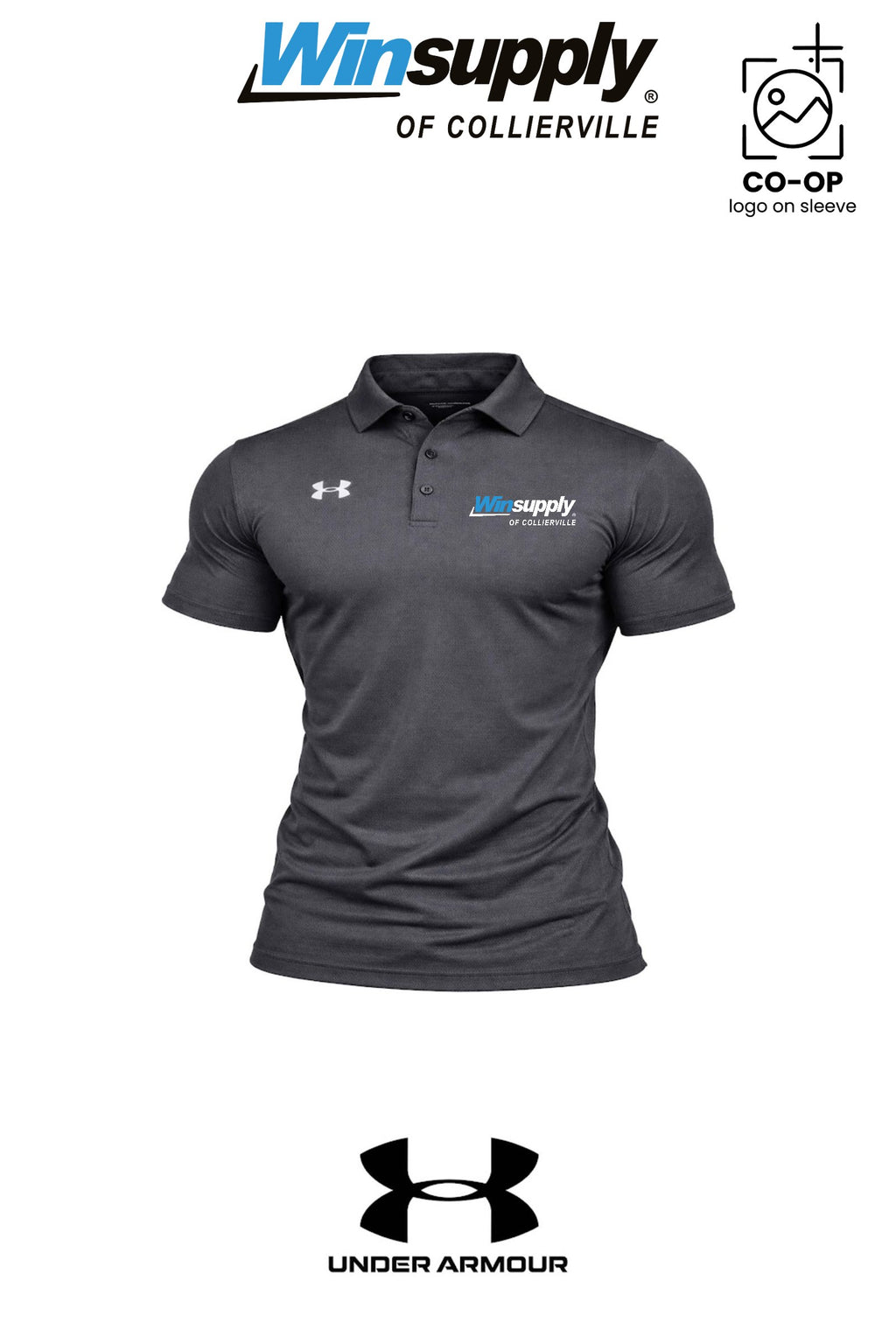 Under Armour Mens Tech™ Polo - Winsupply of Collierville