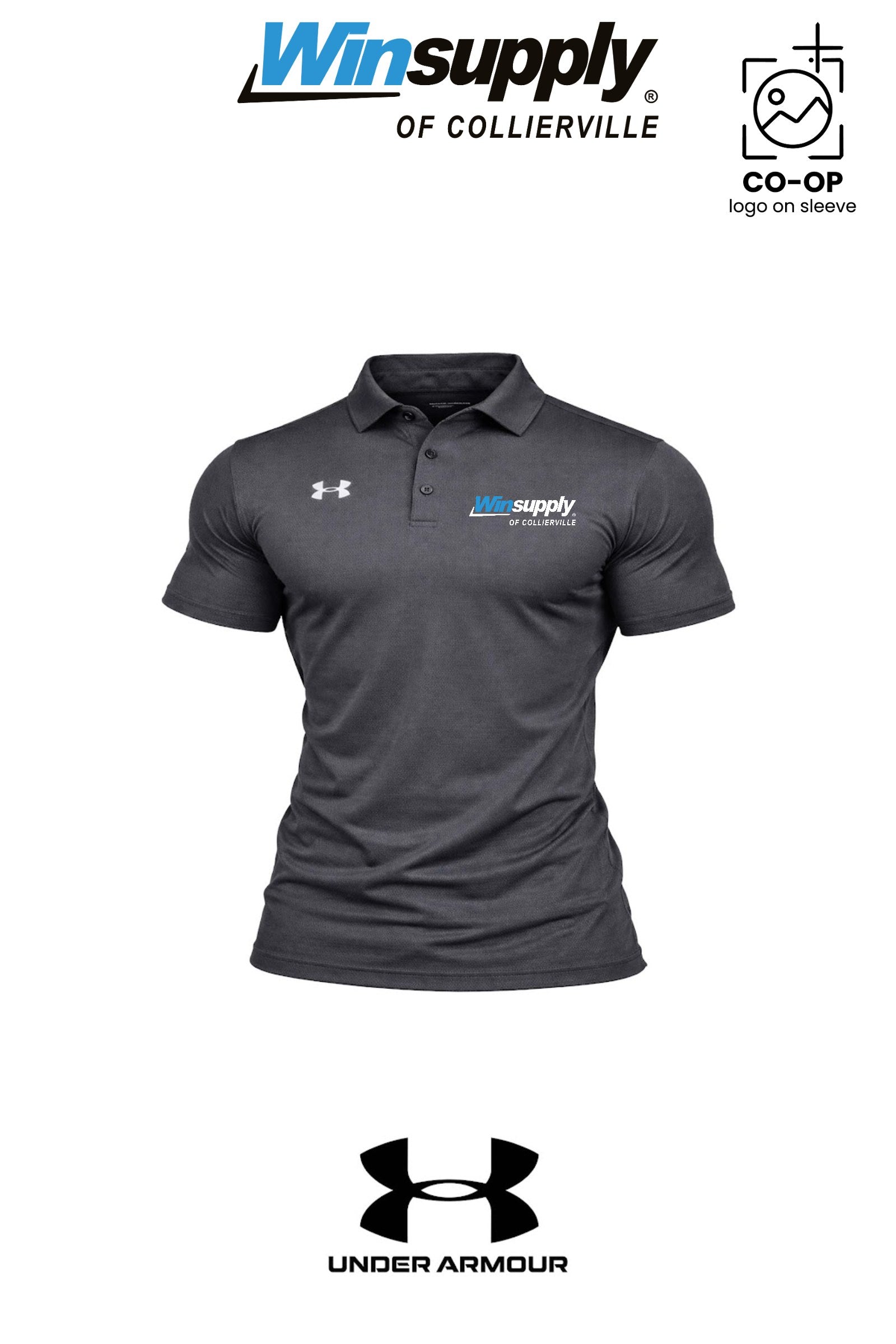 Under Armour Mens Tech™ Polo - Winston Salem Noland