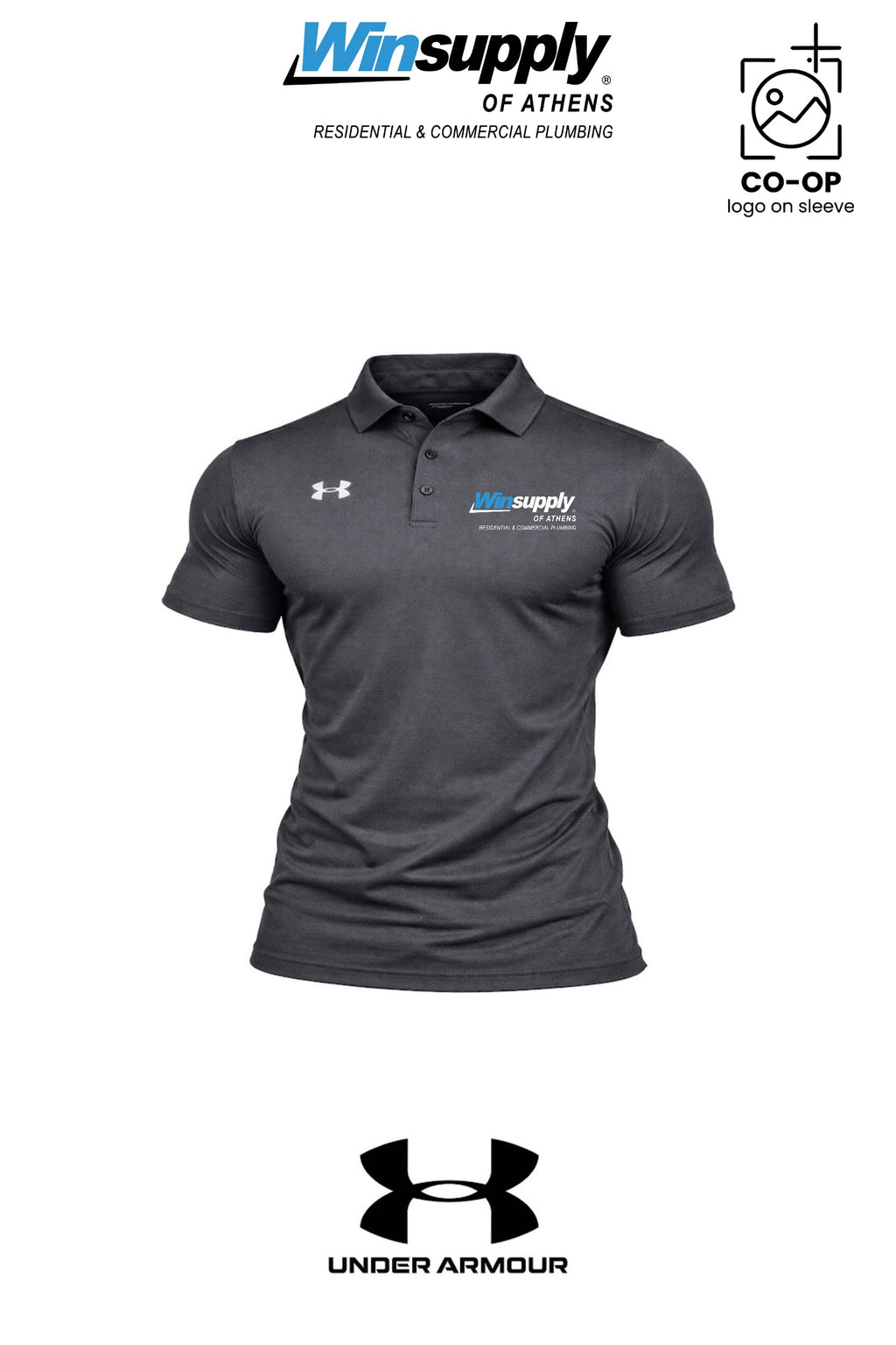 Under Armour Mens Tech™ Polo - Winsupply of Athens