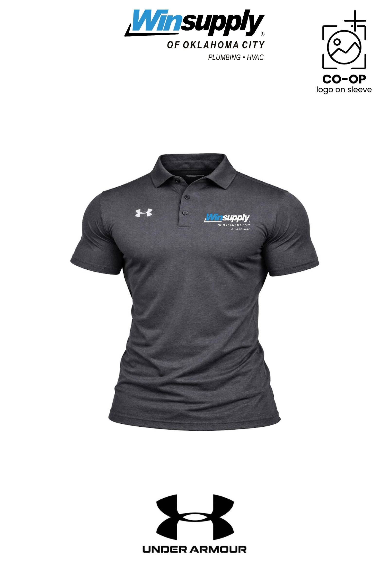 Under Armour Mens Tech™ Polo - Winsupply of Oklahoma City