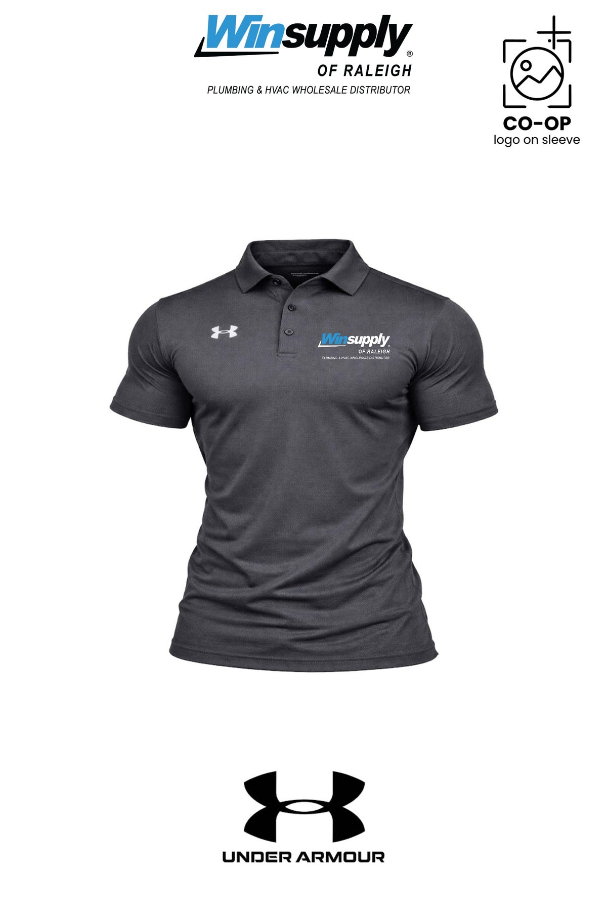 Under Armour Mens Tech™ Polo - Winsupply of Raleigh