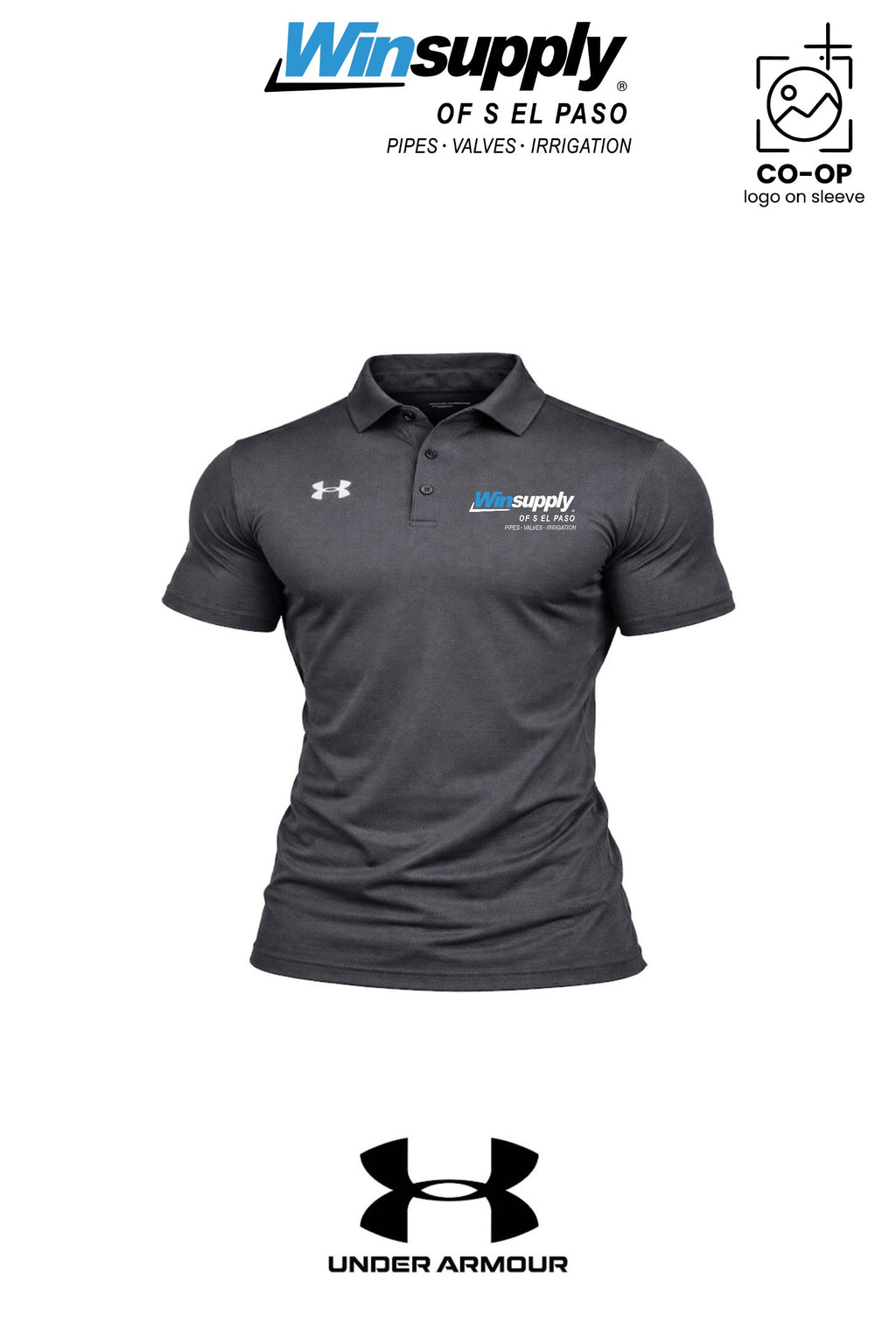 Under Armour Mens Tech™ Polo - Winsupply of S El Paso