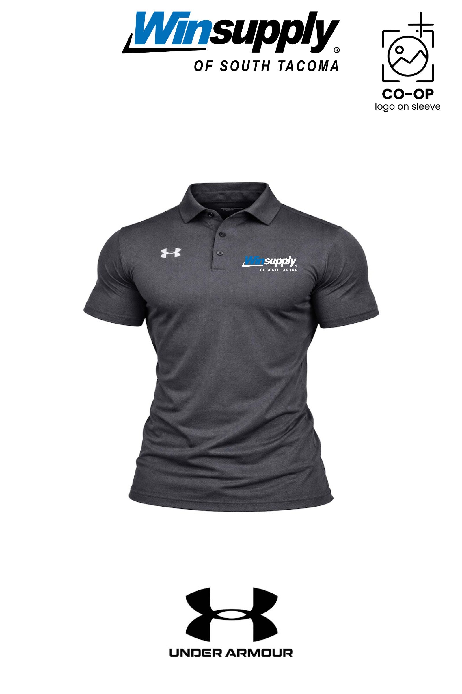 Under Armour Mens Tech™ Polo - Winsupply of South Tacoma
