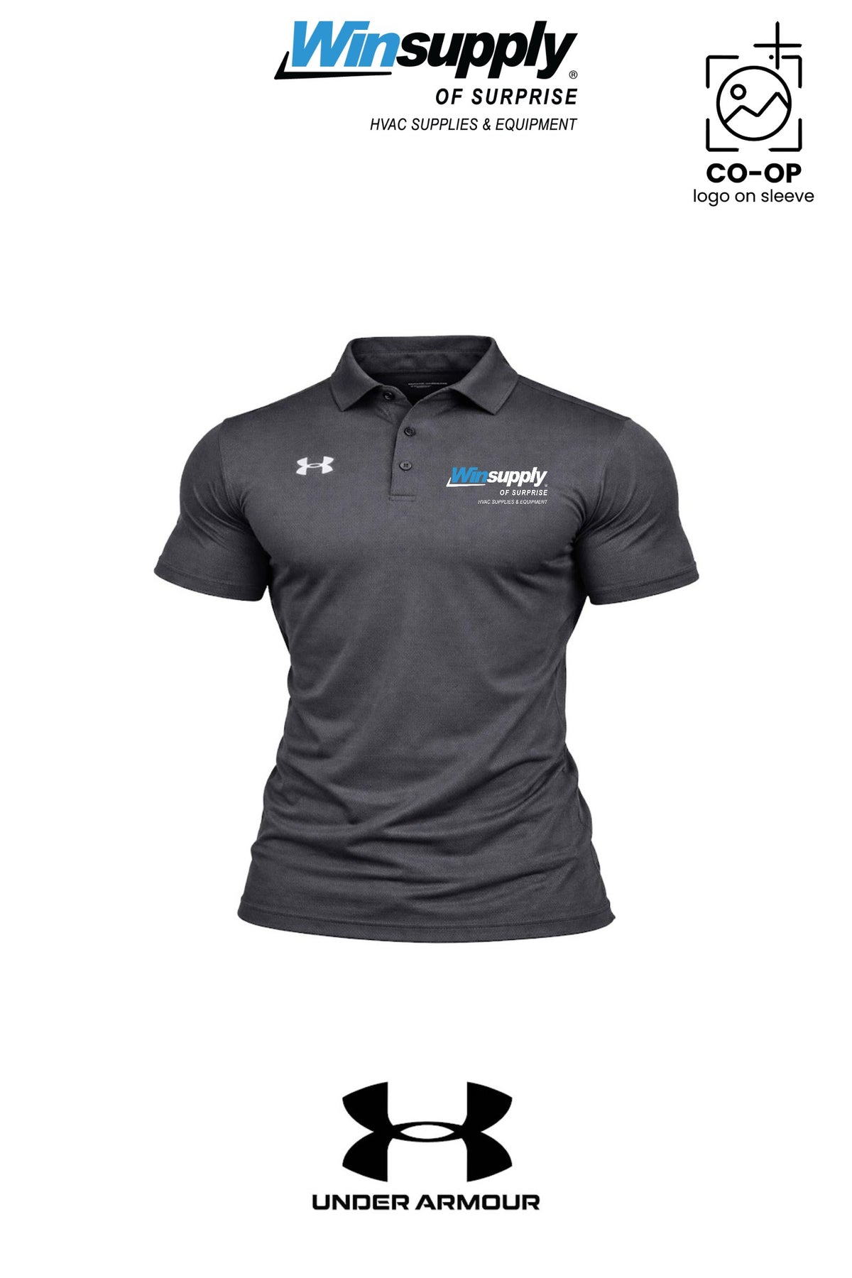 Under Armour Mens Tech™ Polo - Winsupply of Surprise