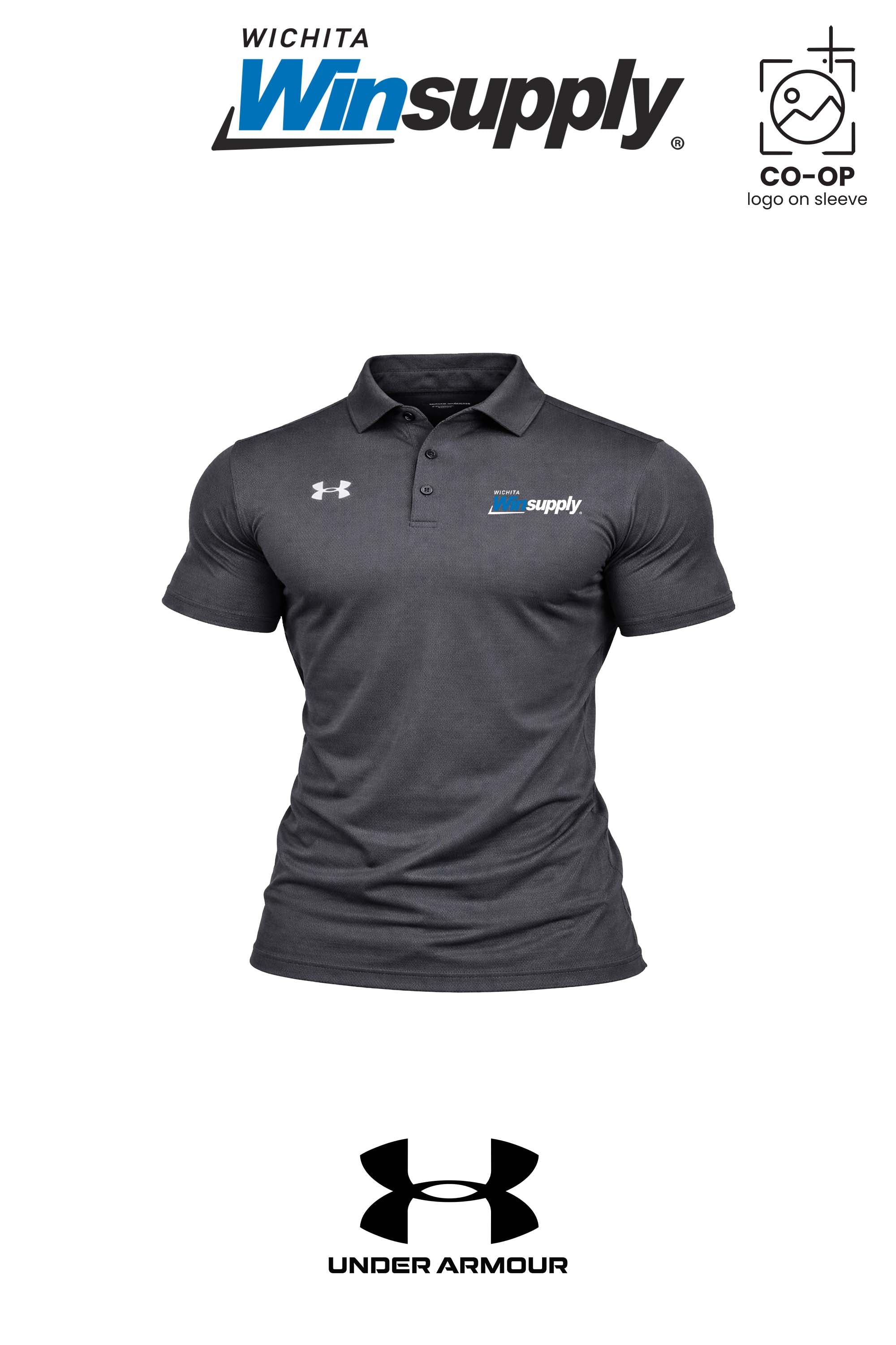 Under Armour Mens Tech™ Polo - Wichita Winsupply