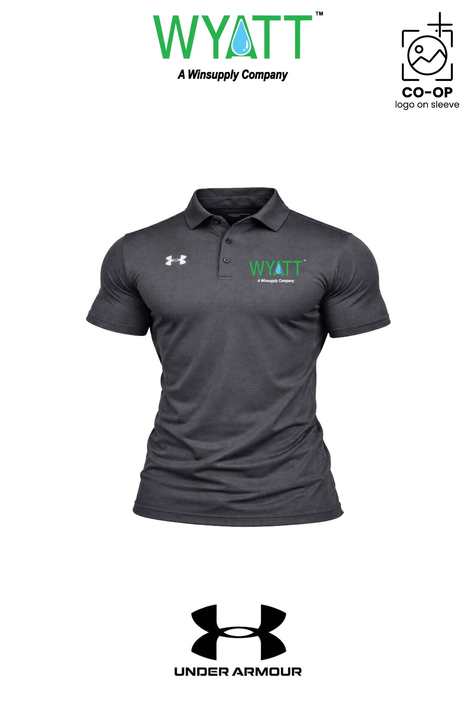 Under Armour Mens Tech™ Polo - Wyatt Irrigation of Santa Rosa