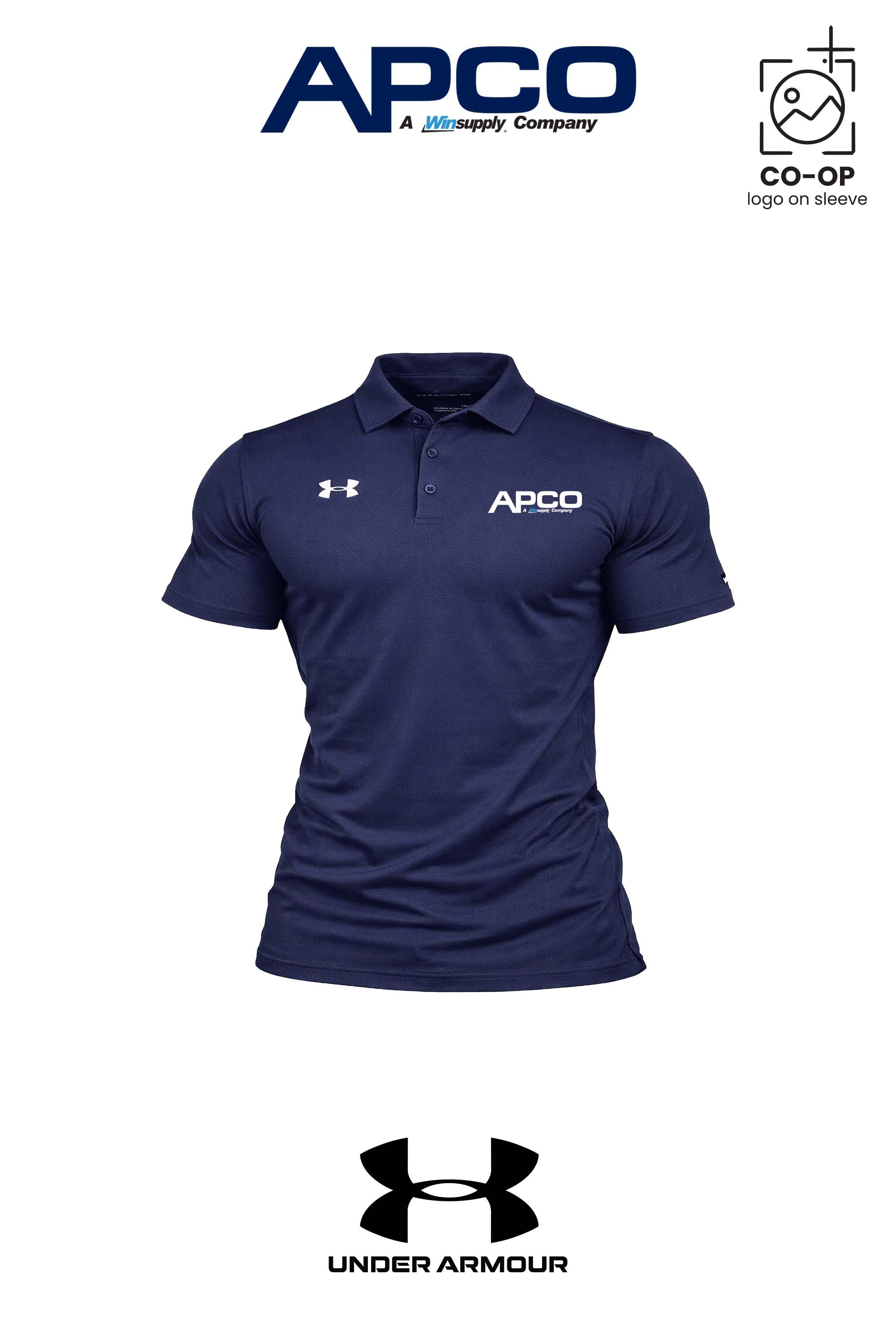 Under Armour Mens Tech™ Polo - APCO Supply - Indianapolis