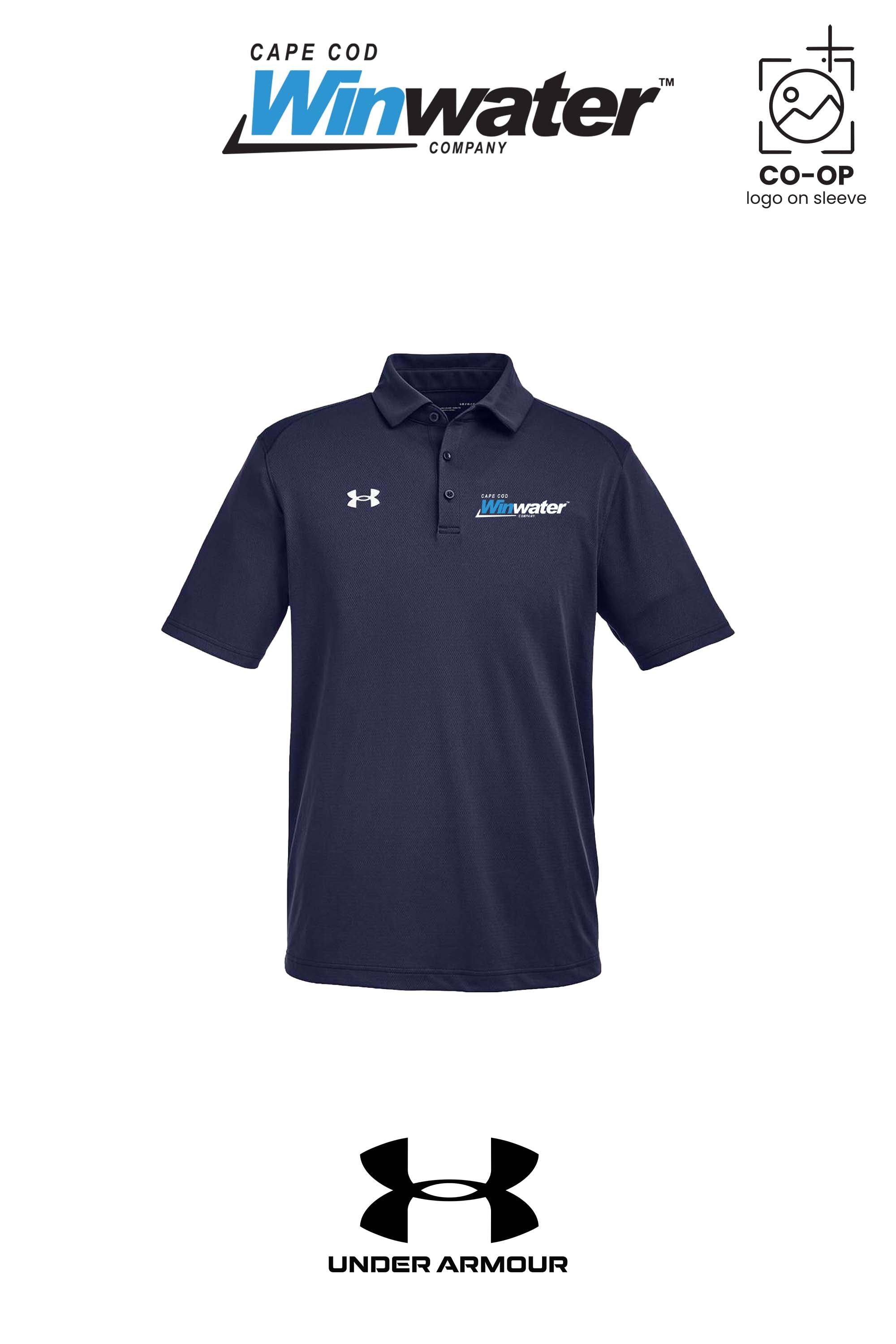 Under Armour Mens Tech™ Polo - Winwater Cape Cod