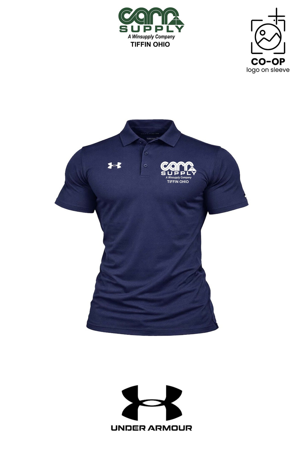 Under Armour Mens Tech™ Polo - Carr Supply - Tiffin