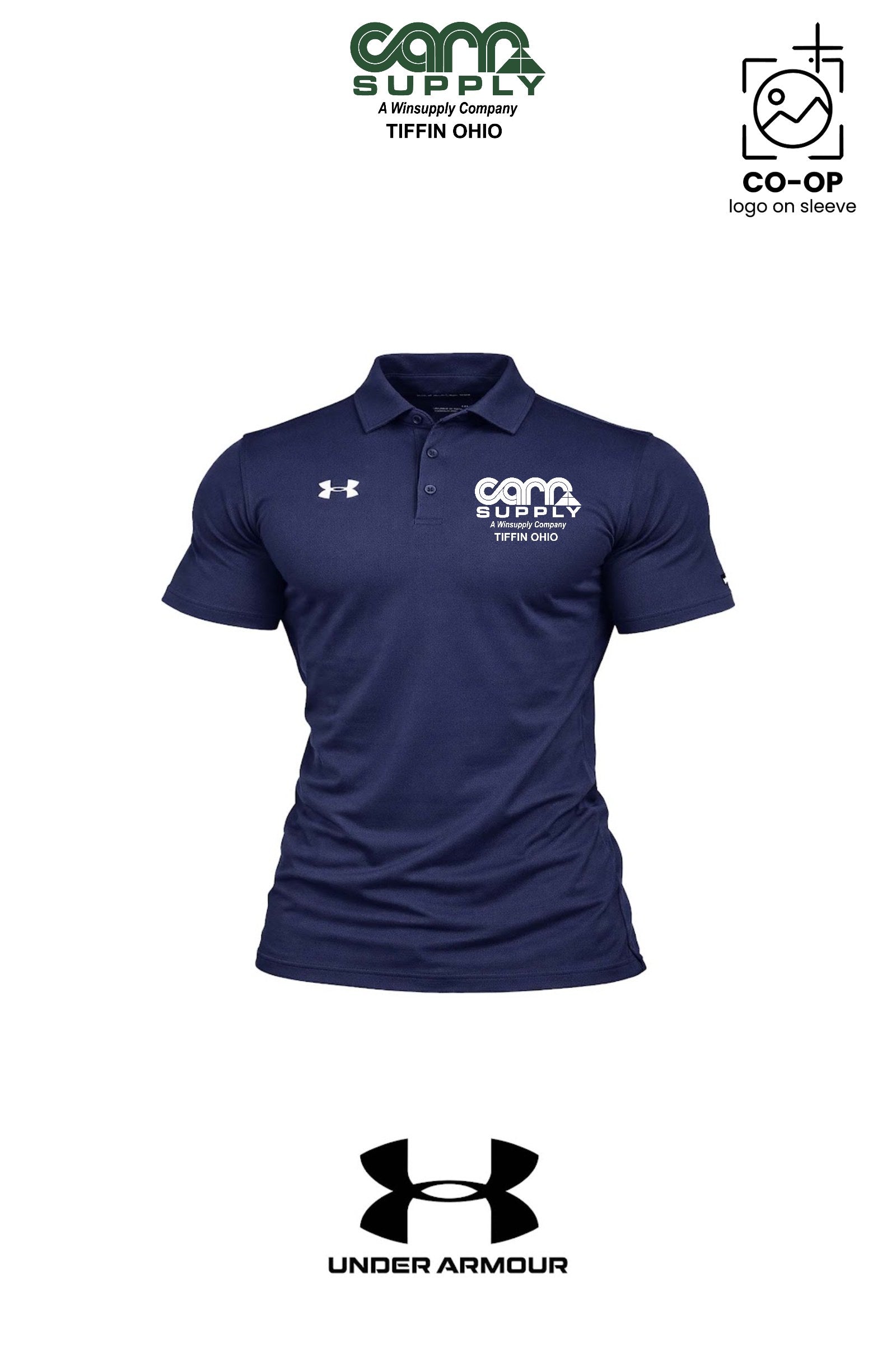 Under Armour Mens Tech™ Polo - Carr Supply - Tiffin
