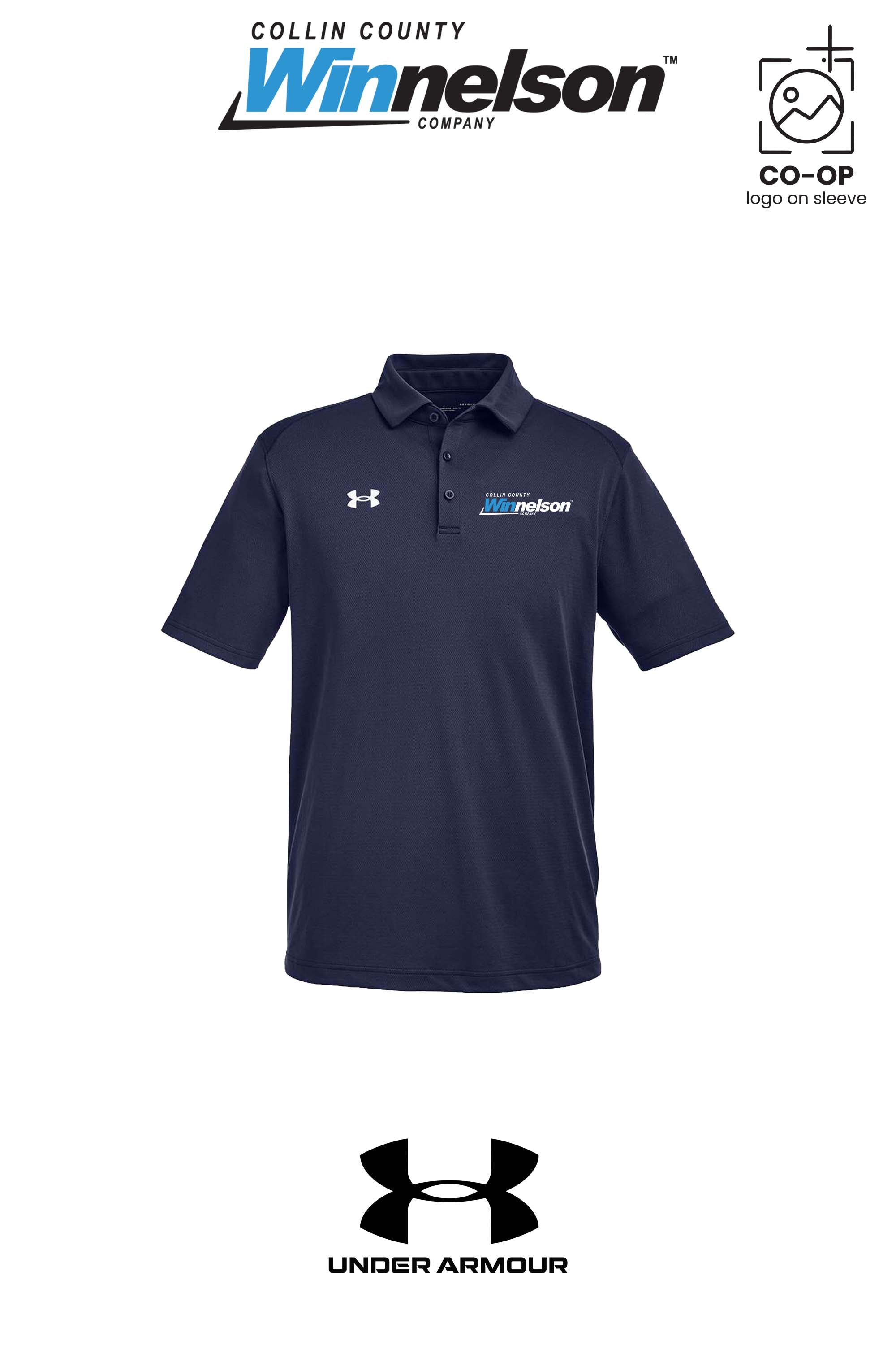 Under Armour Mens Tech™ Polo - Collin County Winnelson