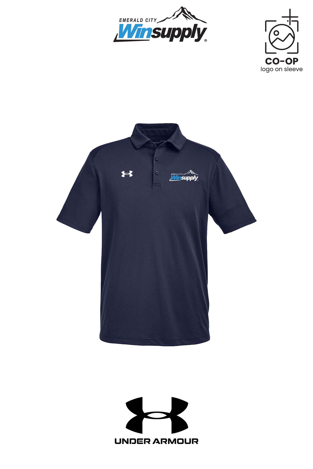 Under Armour Mens Tech™ Polo - Winsupply Emerald City