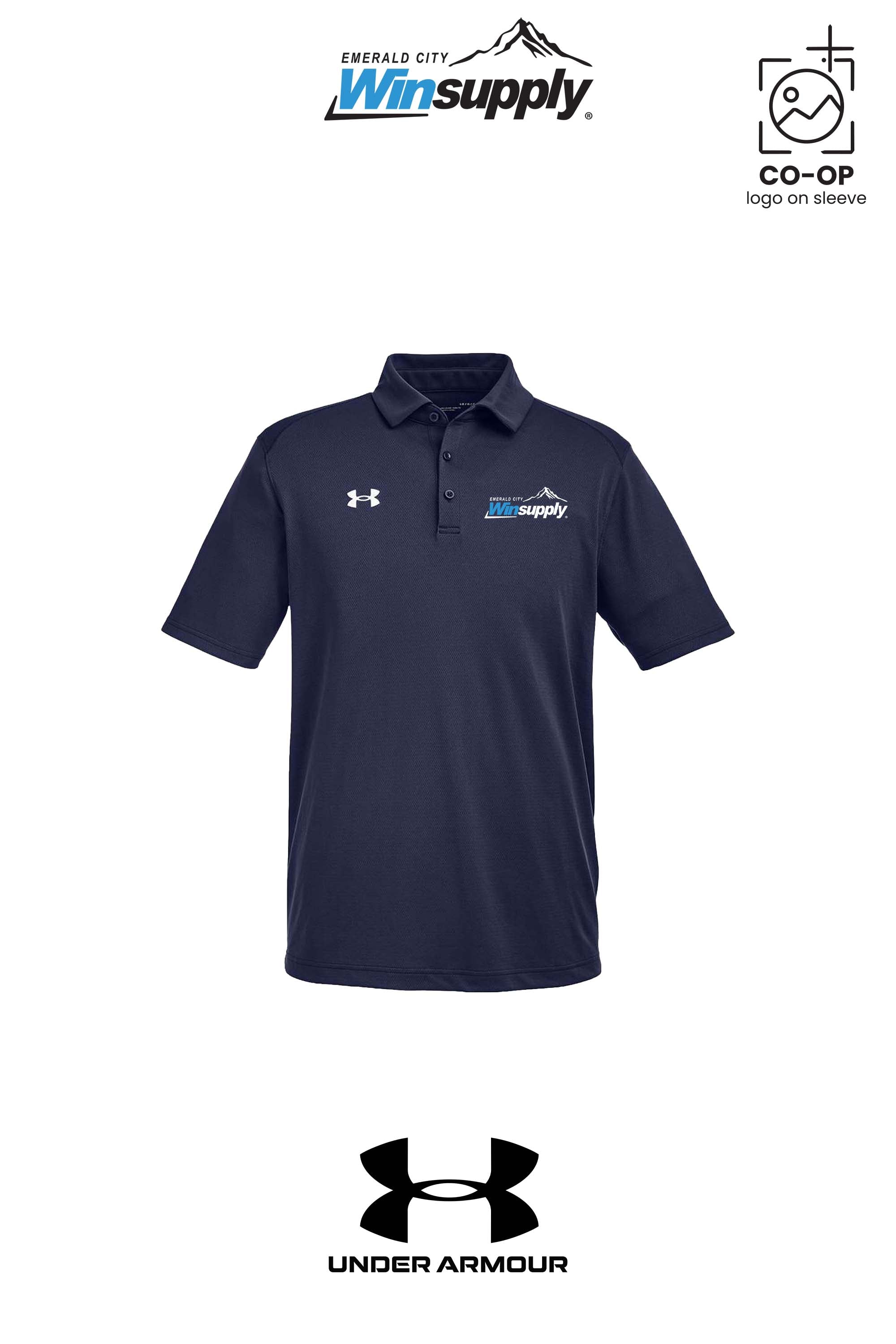 Under Armour Mens Tech™ Polo - Winsupply Emerald City
