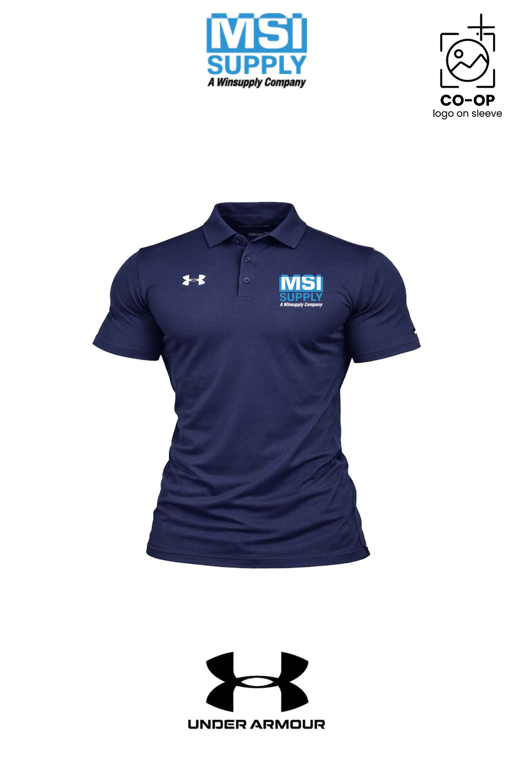 Under Armour Mens Tech™ Polo - MSI Supply Houston