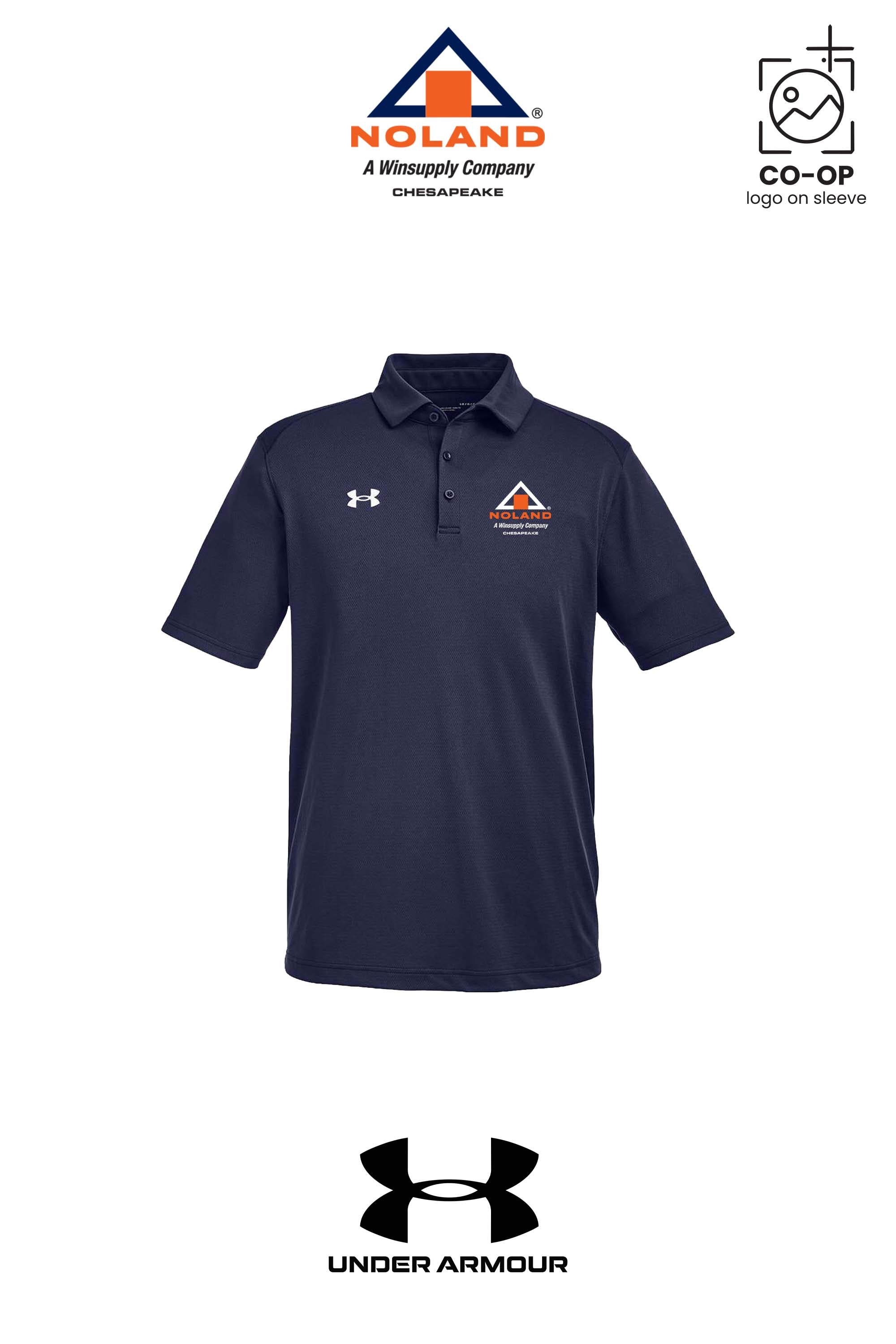 Under Armour Mens Tech™ Polo - Noland Company Chesapeake