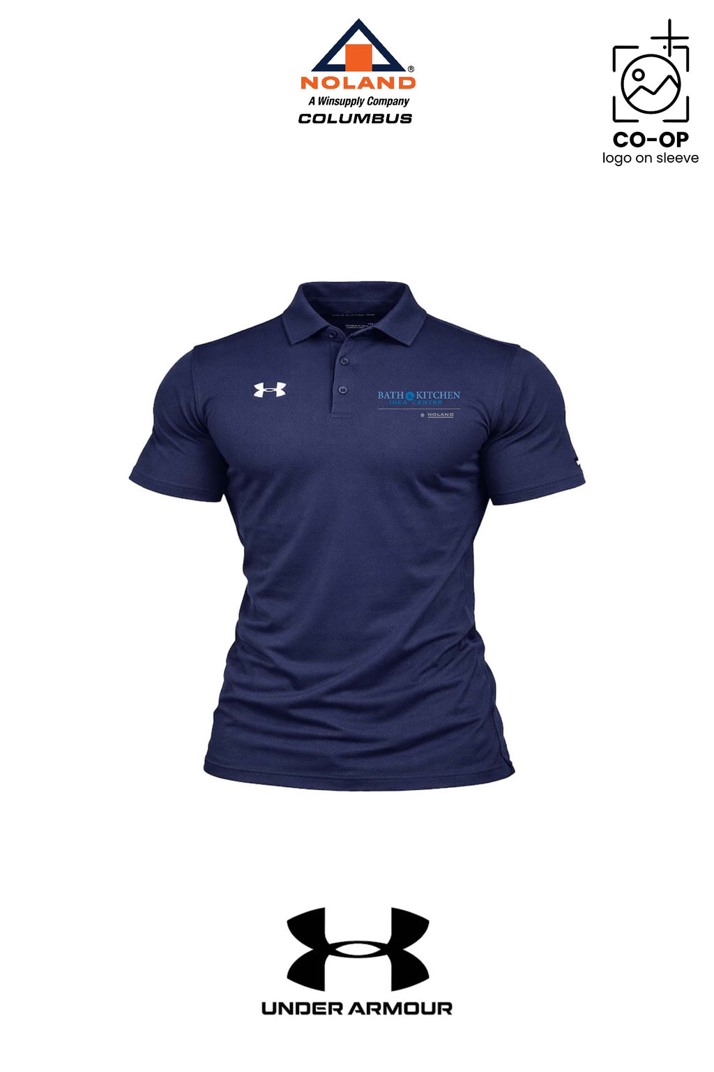 Under Armour Mens Tech™ Polo - Columbus Noland