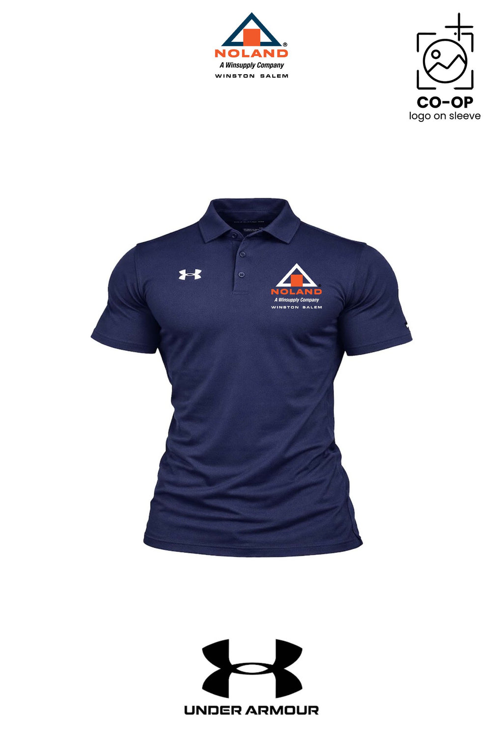 Under Armour Mens Tech™ Polo - Winston Salem Noland