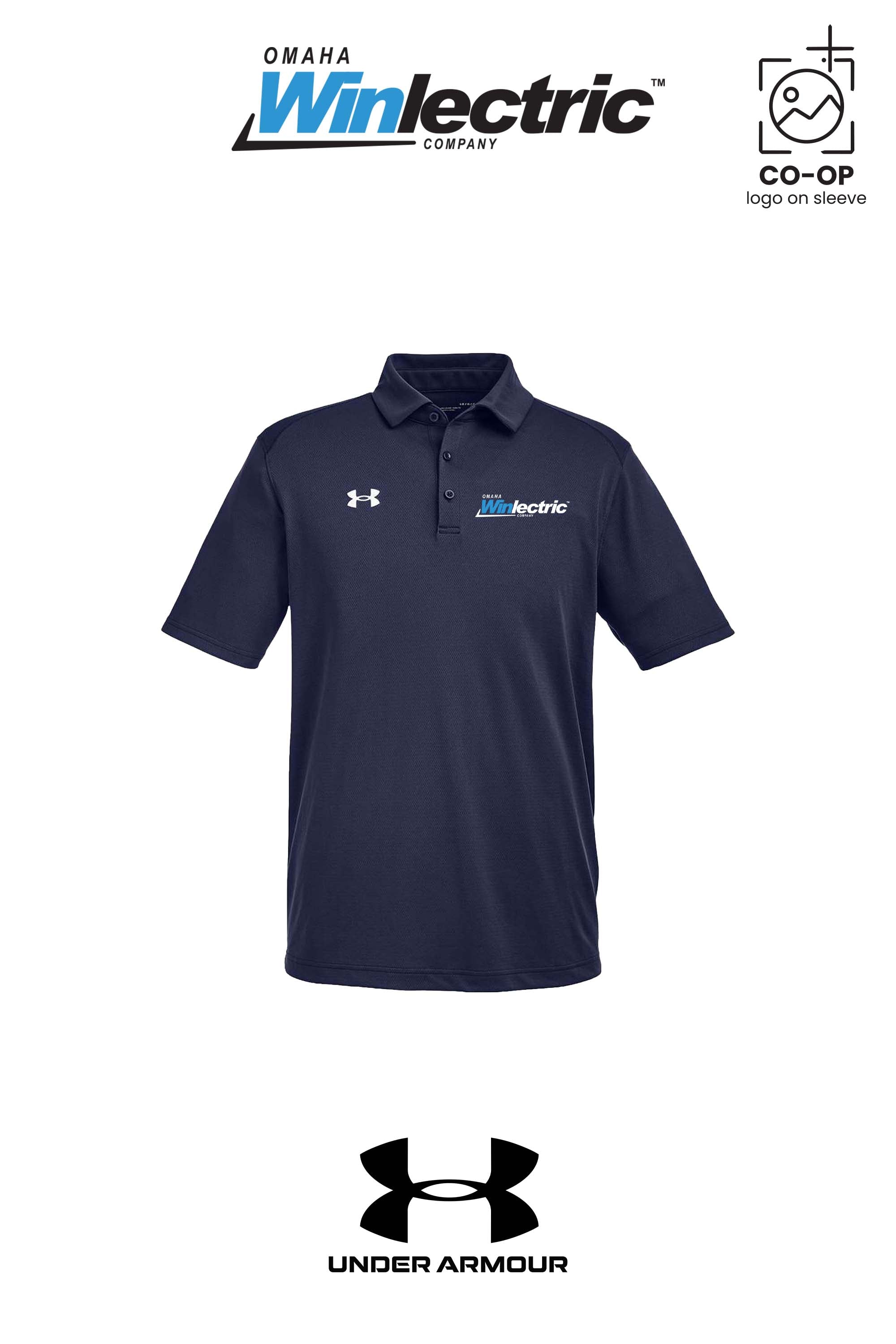 Under Armour Mens Tech™ Polo - Omaha Winlectric