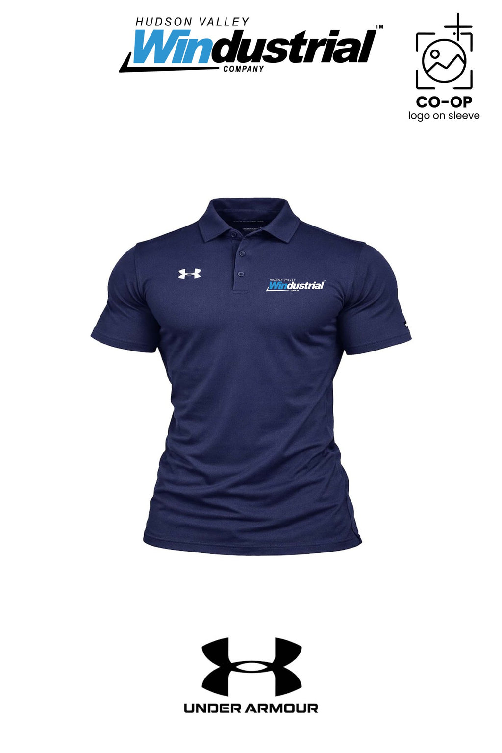 Under Armour Mens Tech™ Polo - Hudson Valley Windustrial