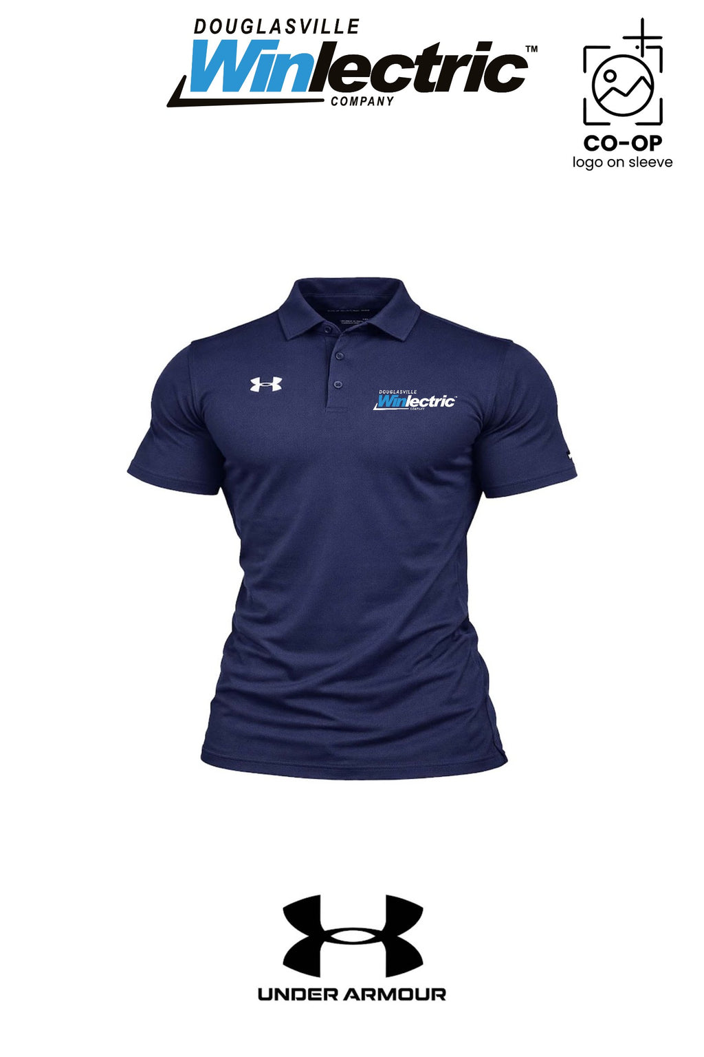 Under Armour Mens Tech™ Polo - Douglasville Winlectric