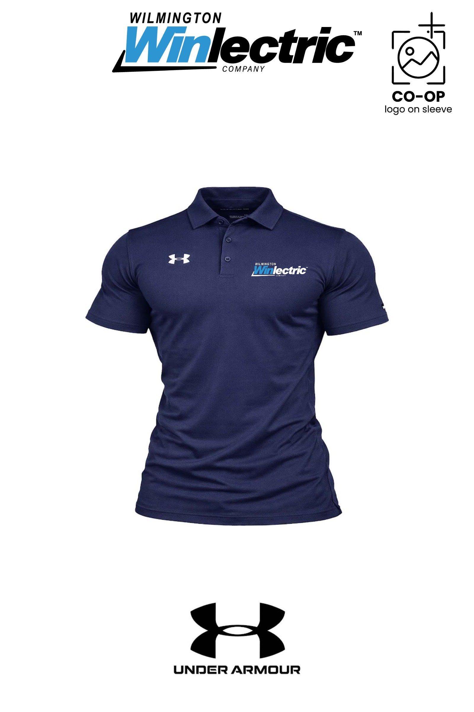 Under Armour Mens Tech™ Polo - Wilmington Winlectric