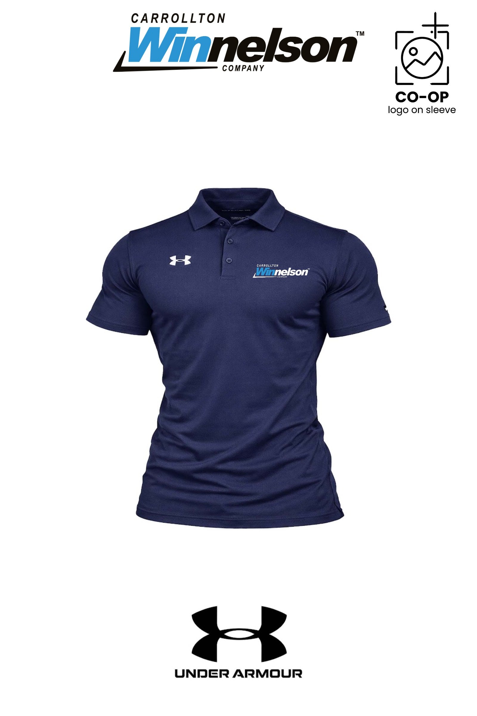 Under Armour Mens Tech™ Polo - Carrollton Winnelson