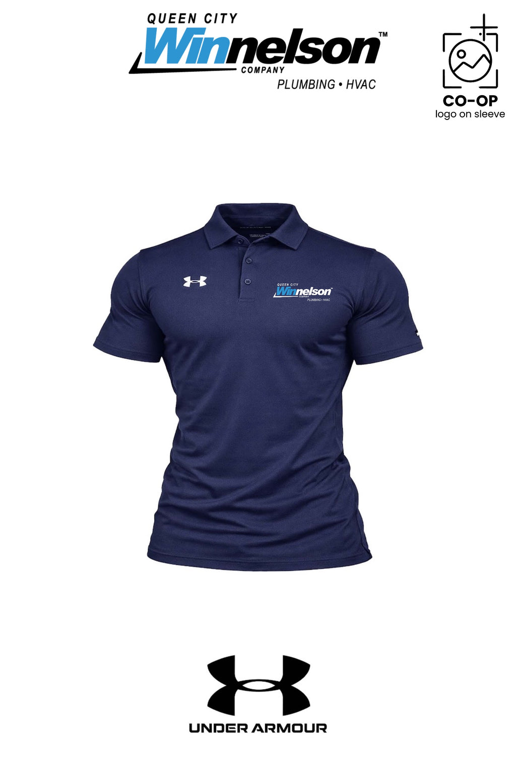 Under Armour Mens Tech™ Polo - Queen City Winnelson
