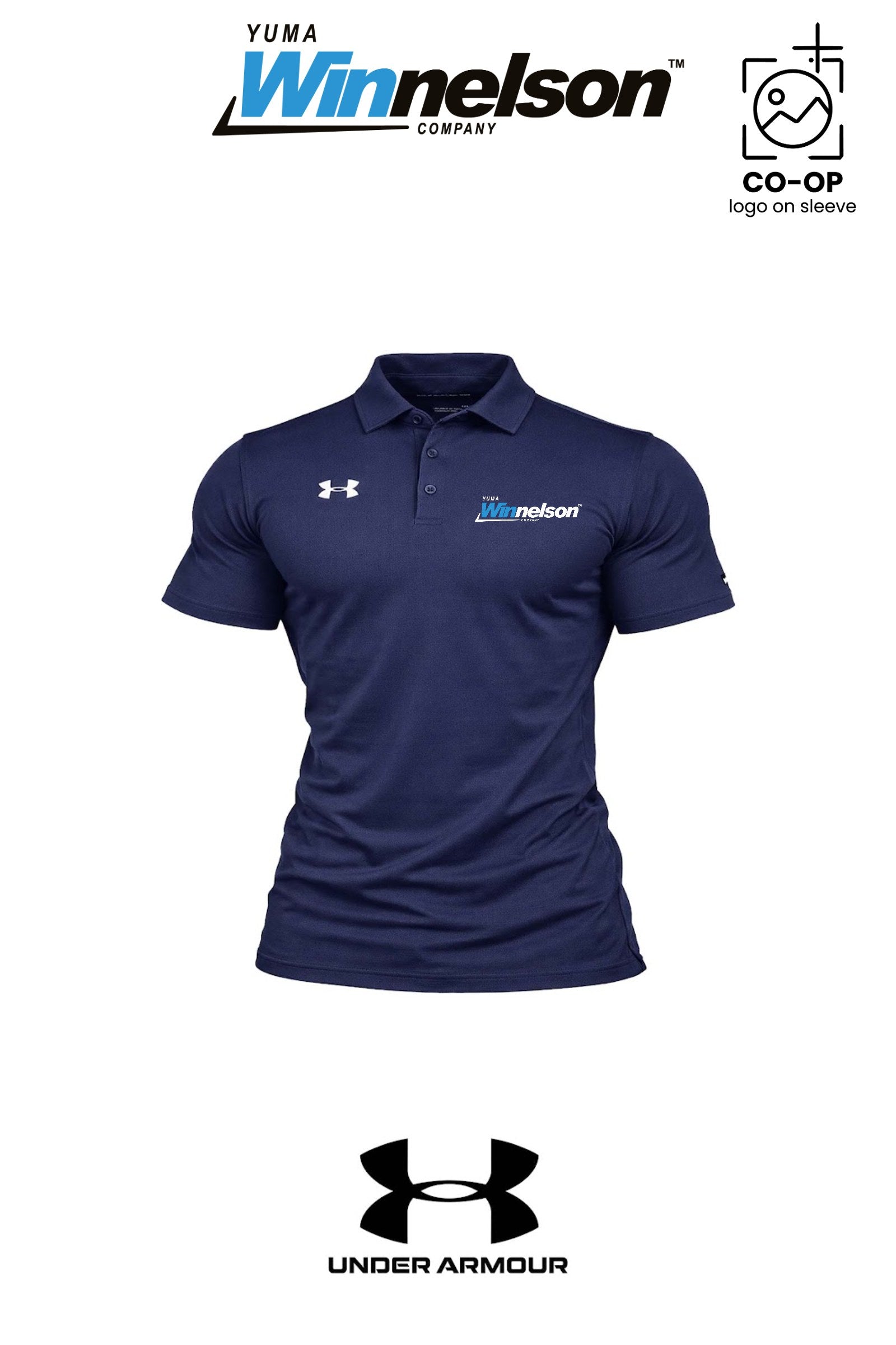 Under Armour Mens Tech™ Polo - Yuma Winnelson