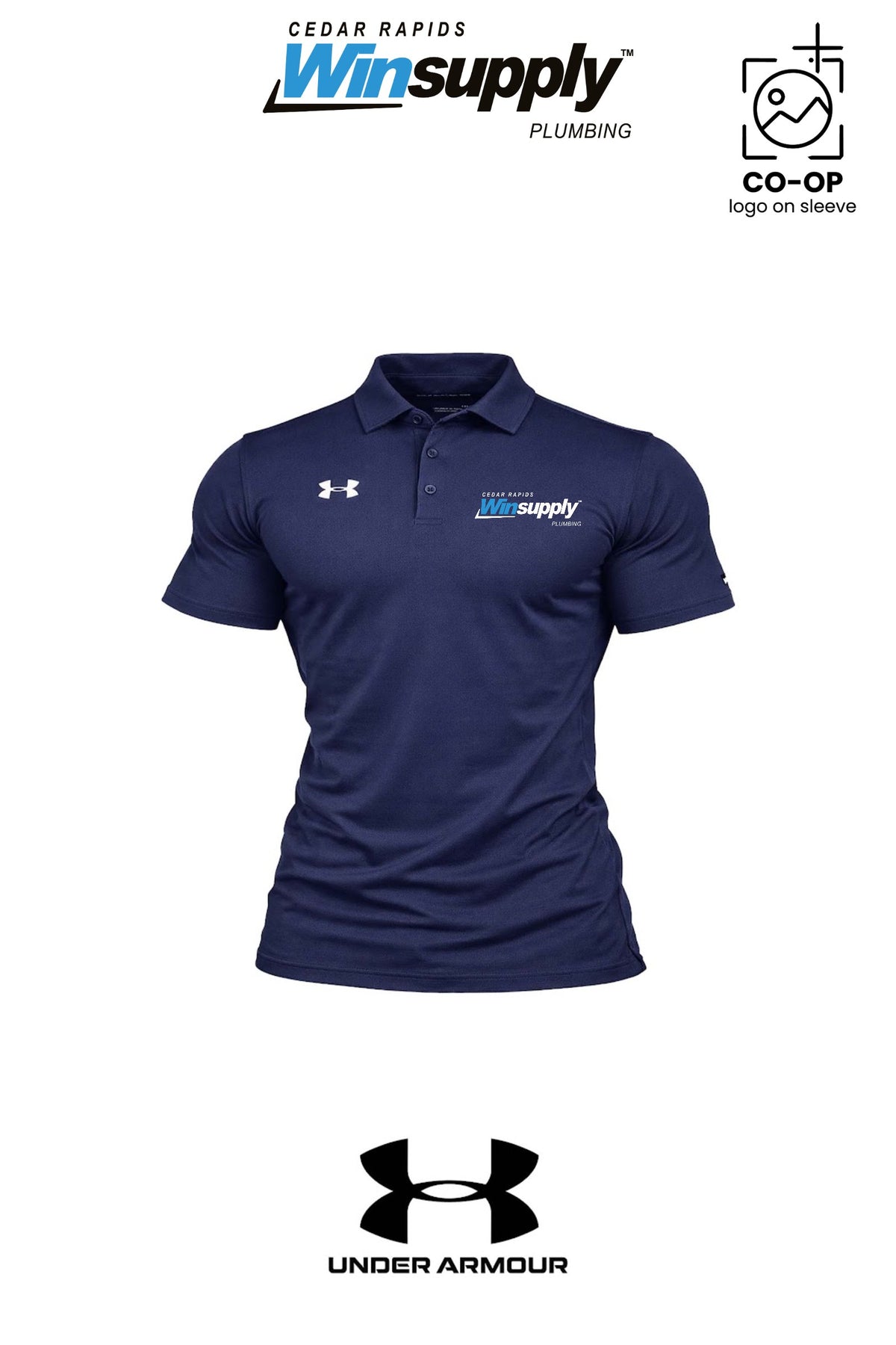 Under Armour Mens Tech™ Polo - Cedar Rapids Winsupply