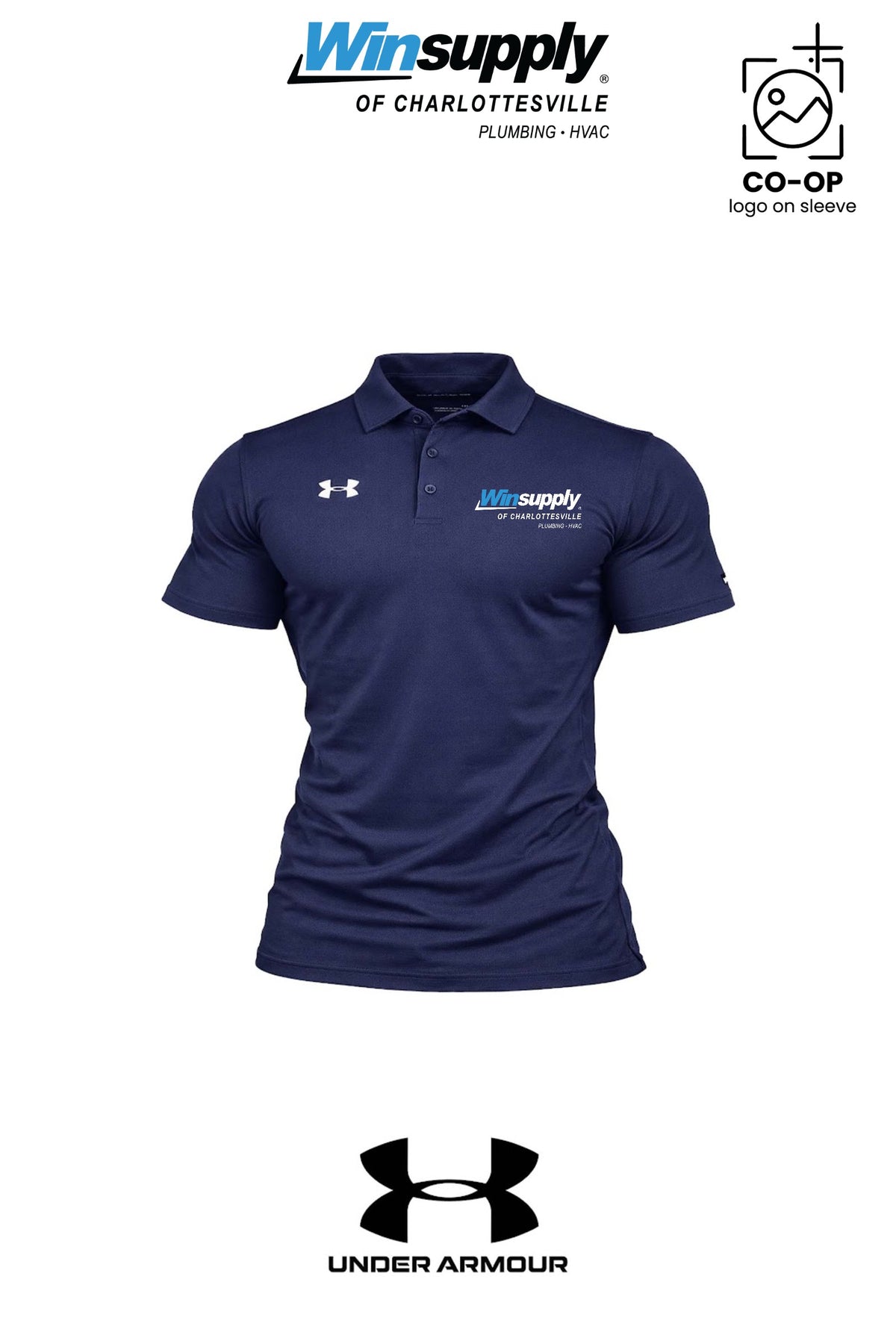 Under Armour Mens Tech™ Polo - Winsupply Of Charlottesville