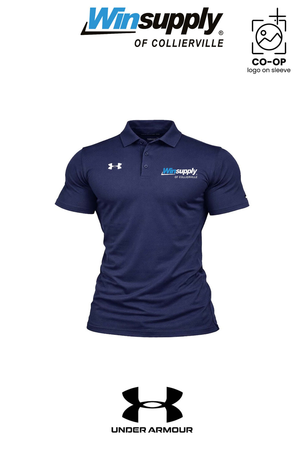 Under Armour Mens Tech™ Polo - Winsupply of Collierville