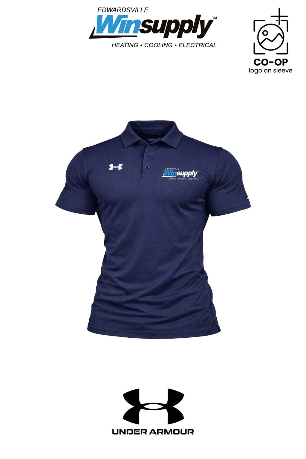 Under Armour Mens Tech™ Polo - Edwardsville Winsupply
