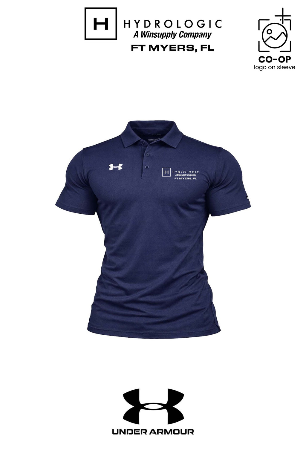 Under Armour Mens Tech™ Polo - Winsupply Ft Myers FL Co.