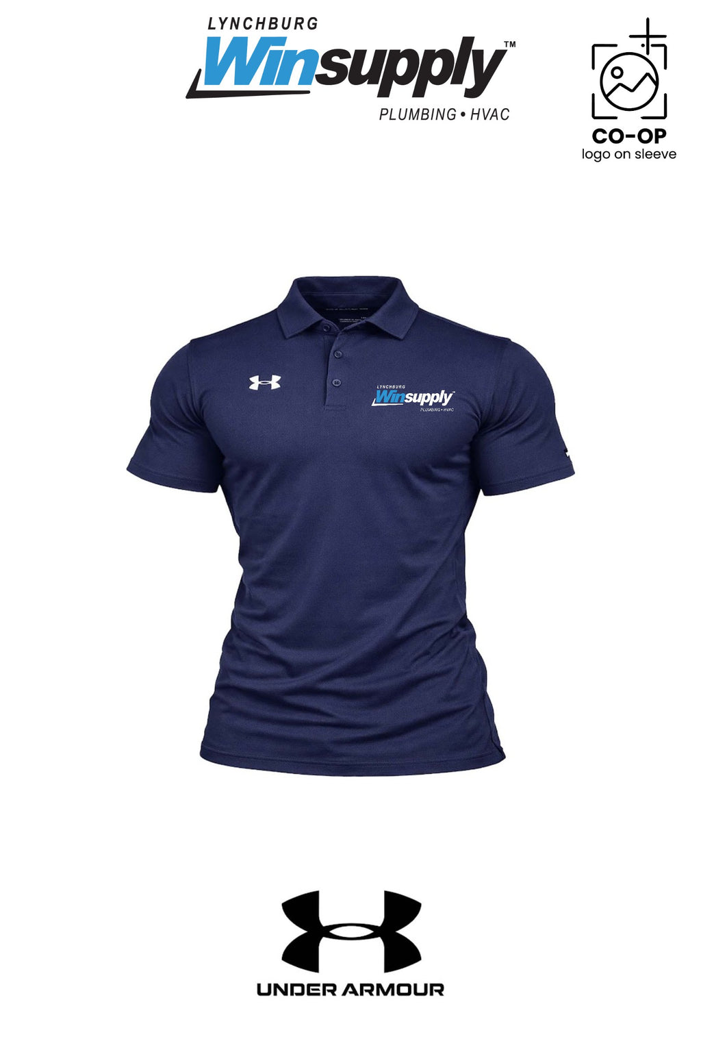 Under Armour Mens Tech™ Polo - Lynchburg Winsupply