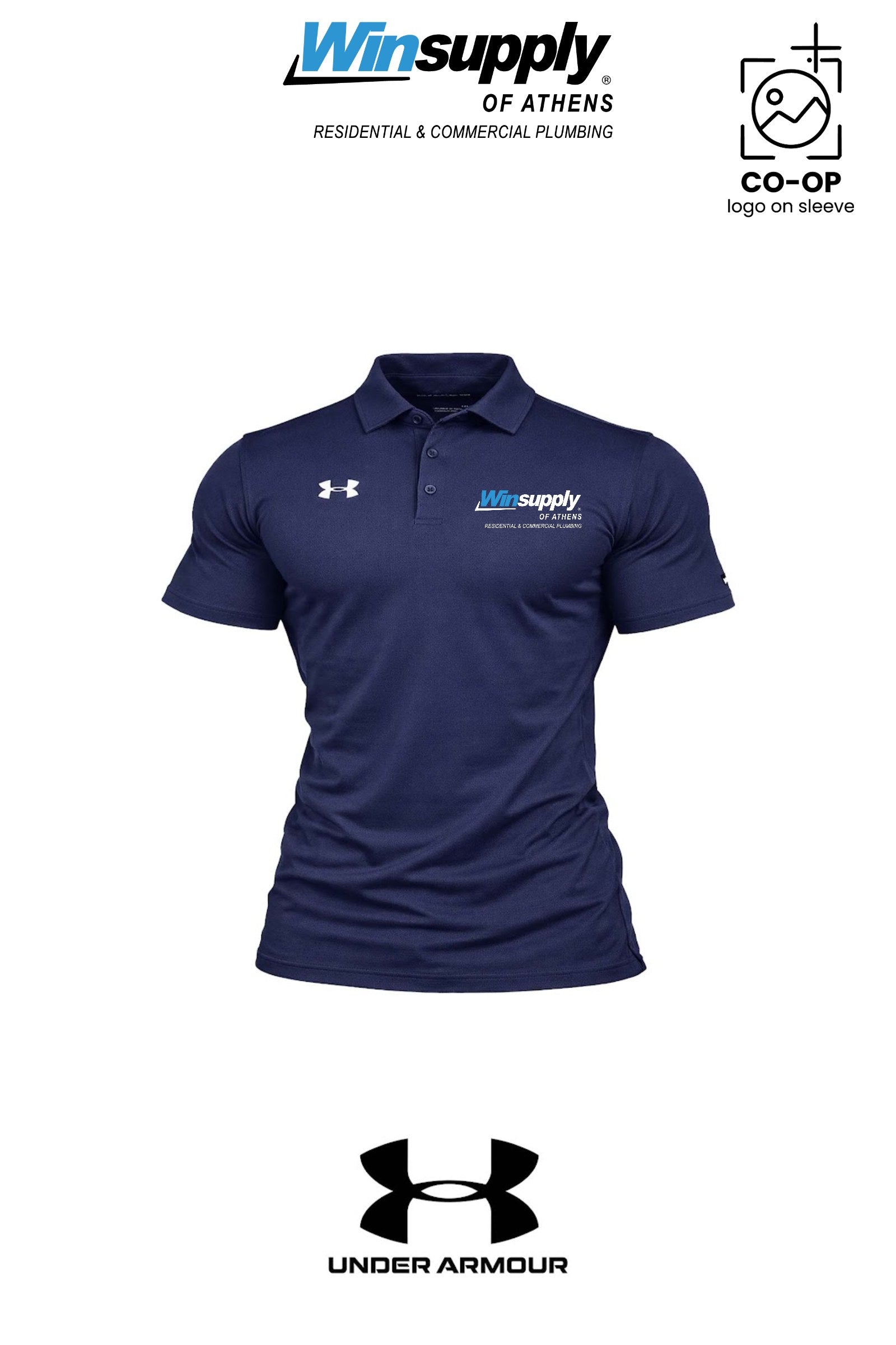 Under Armour Mens Tech™ Polo - Winsupply of Athens