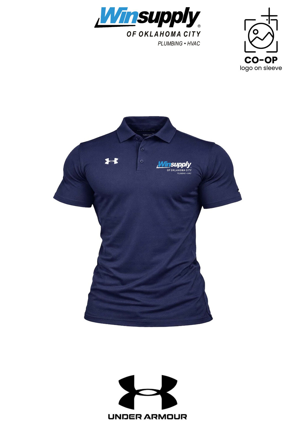 Under Armour Mens Tech™ Polo - Winsupply of Oklahoma City