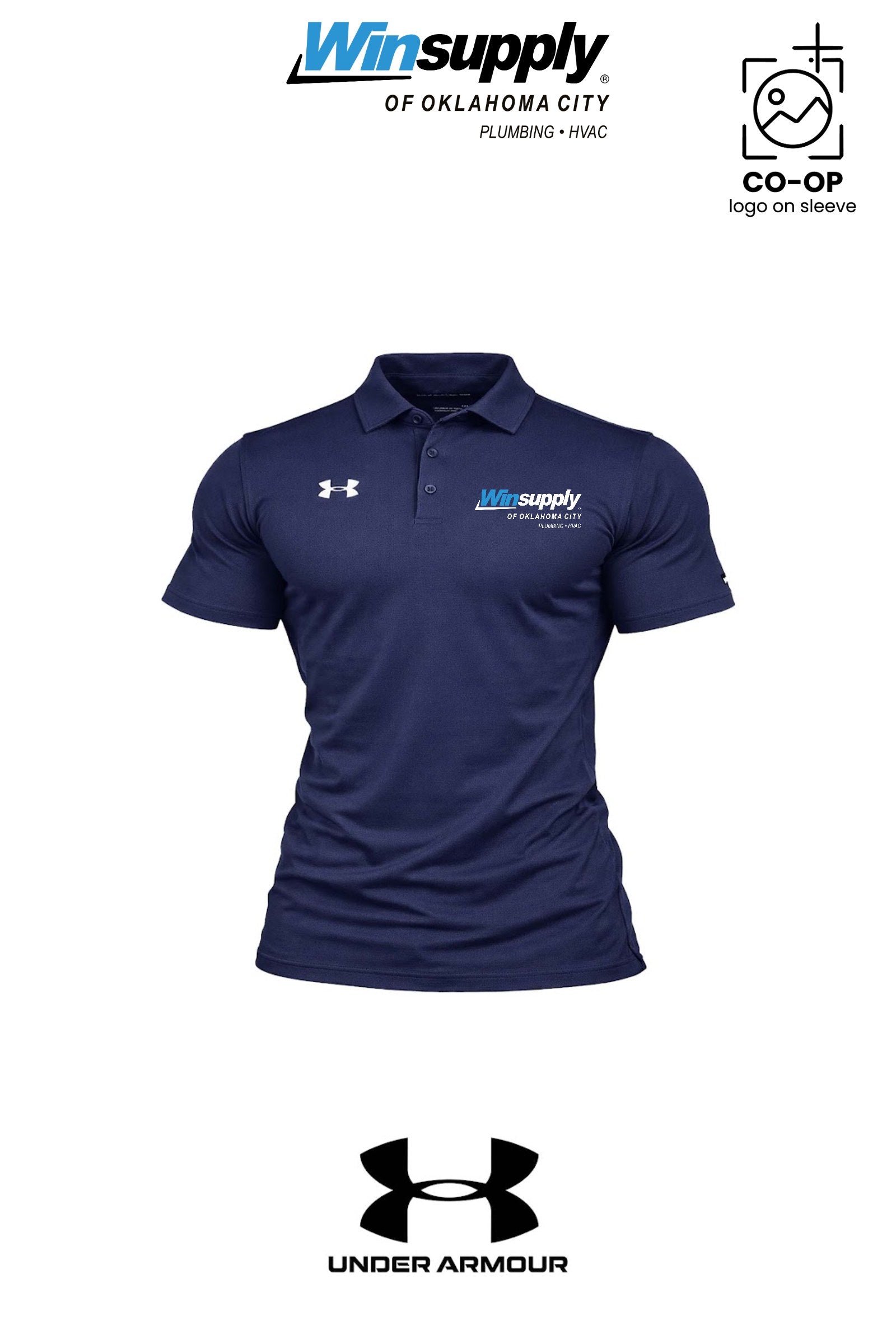 Under Armour Mens Tech™ Polo - Winsupply of Oklahoma City