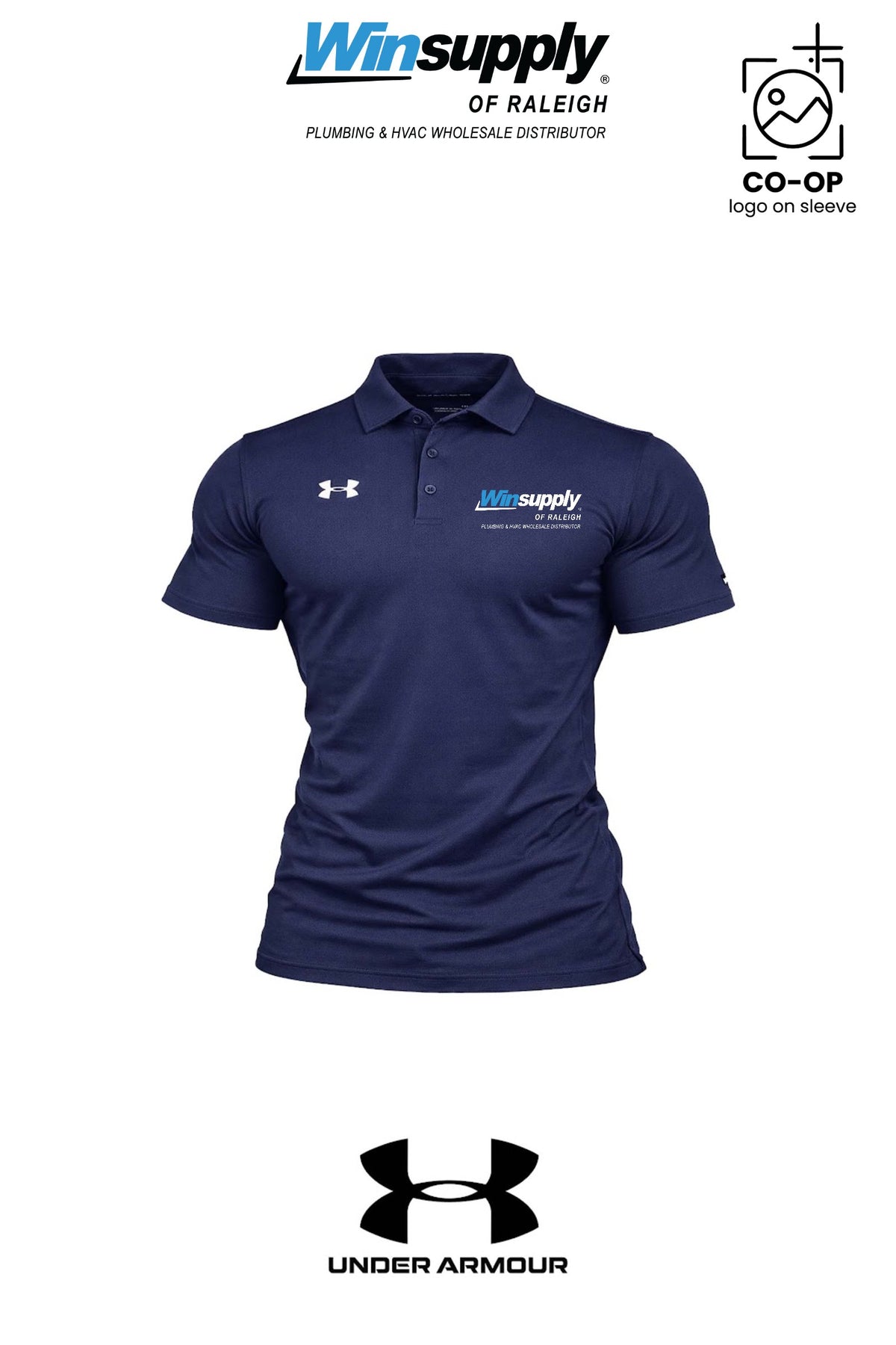 Under Armour Mens Tech™ Polo - Winsupply of Raleigh