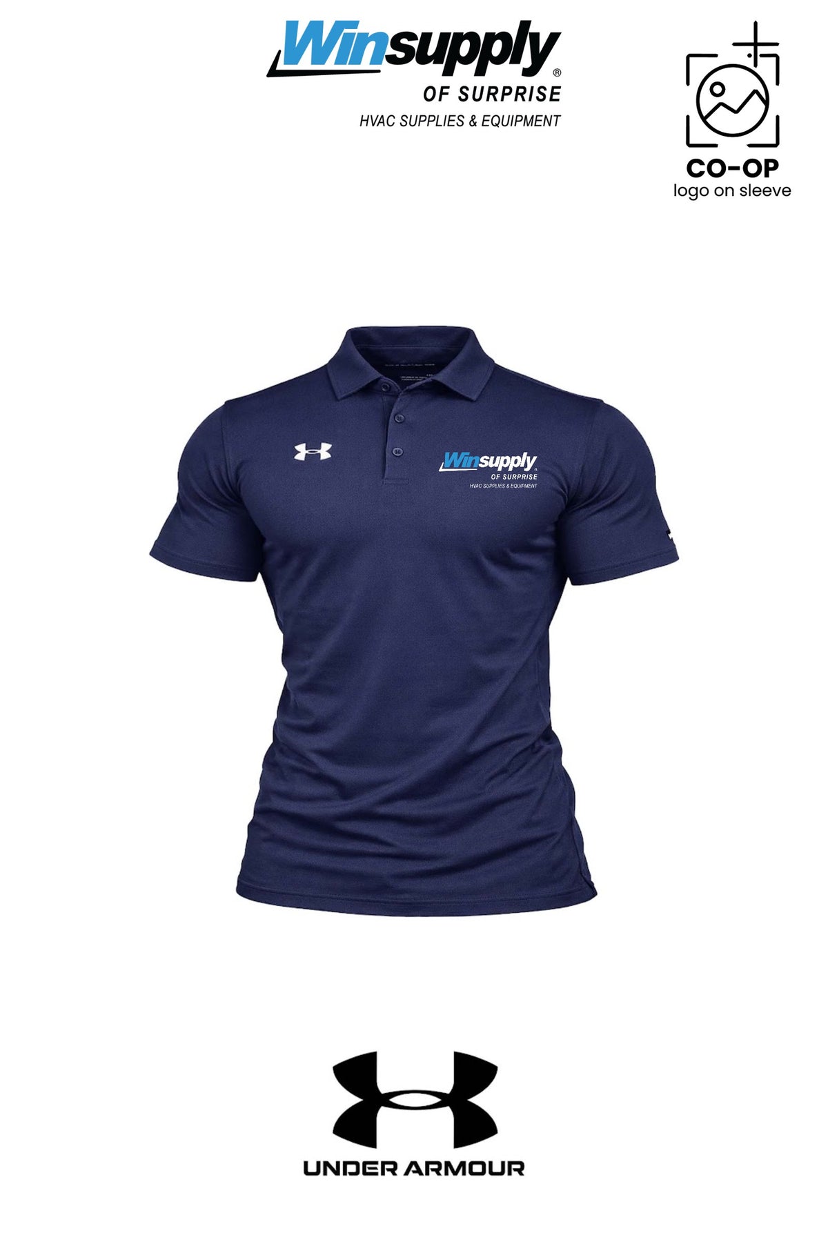 Under Armour Mens Tech™ Polo - Winsupply of Surprise