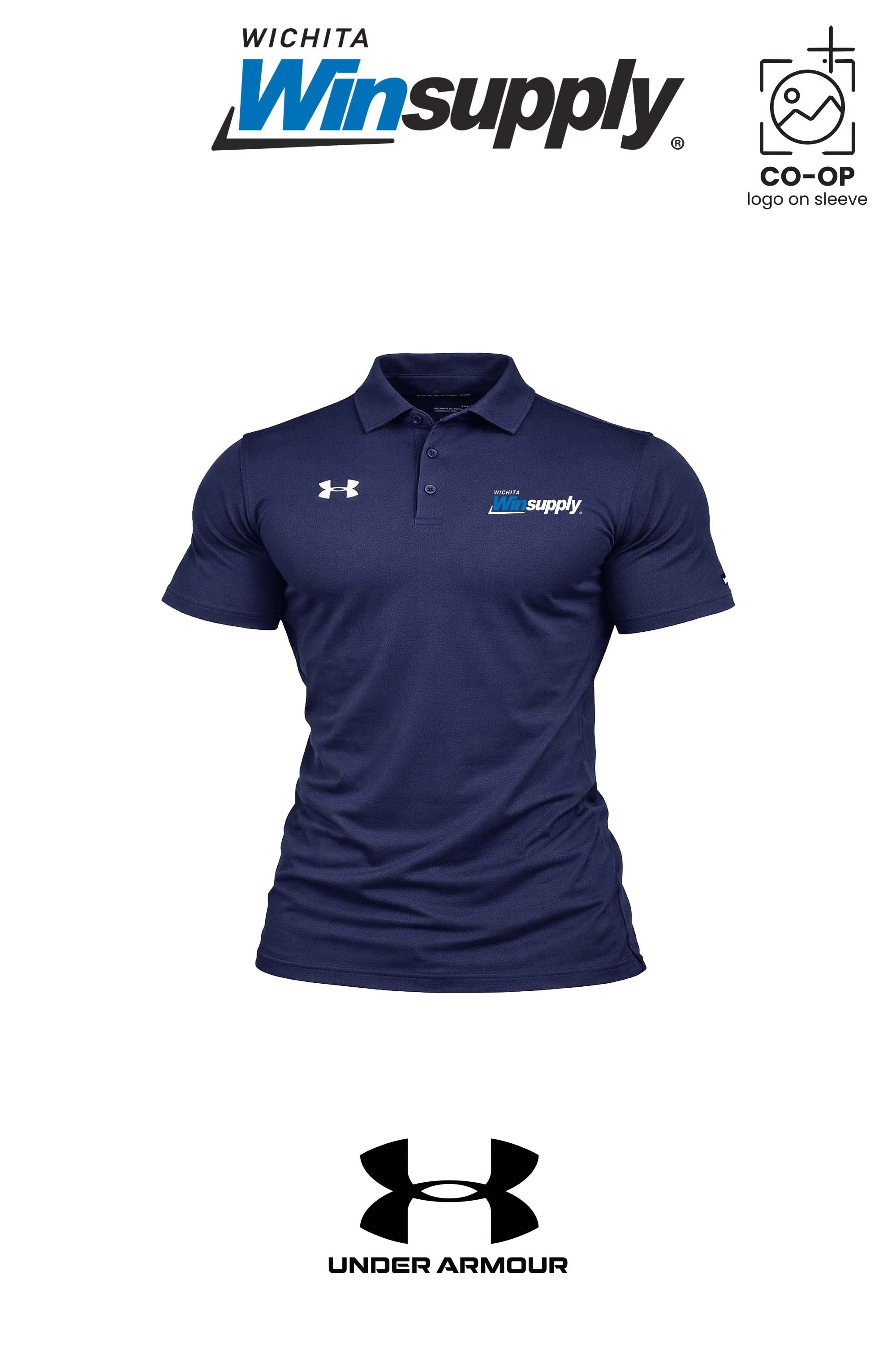 Under Armour Mens Tech™ Polo - Wichita Winsupply