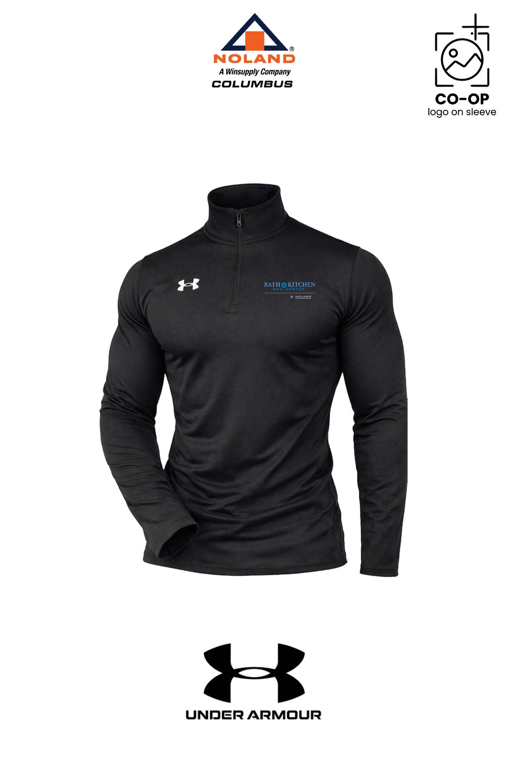 Under Armour Mens Team Tech™ Quarter-Zip Pullover - Columbus Noland