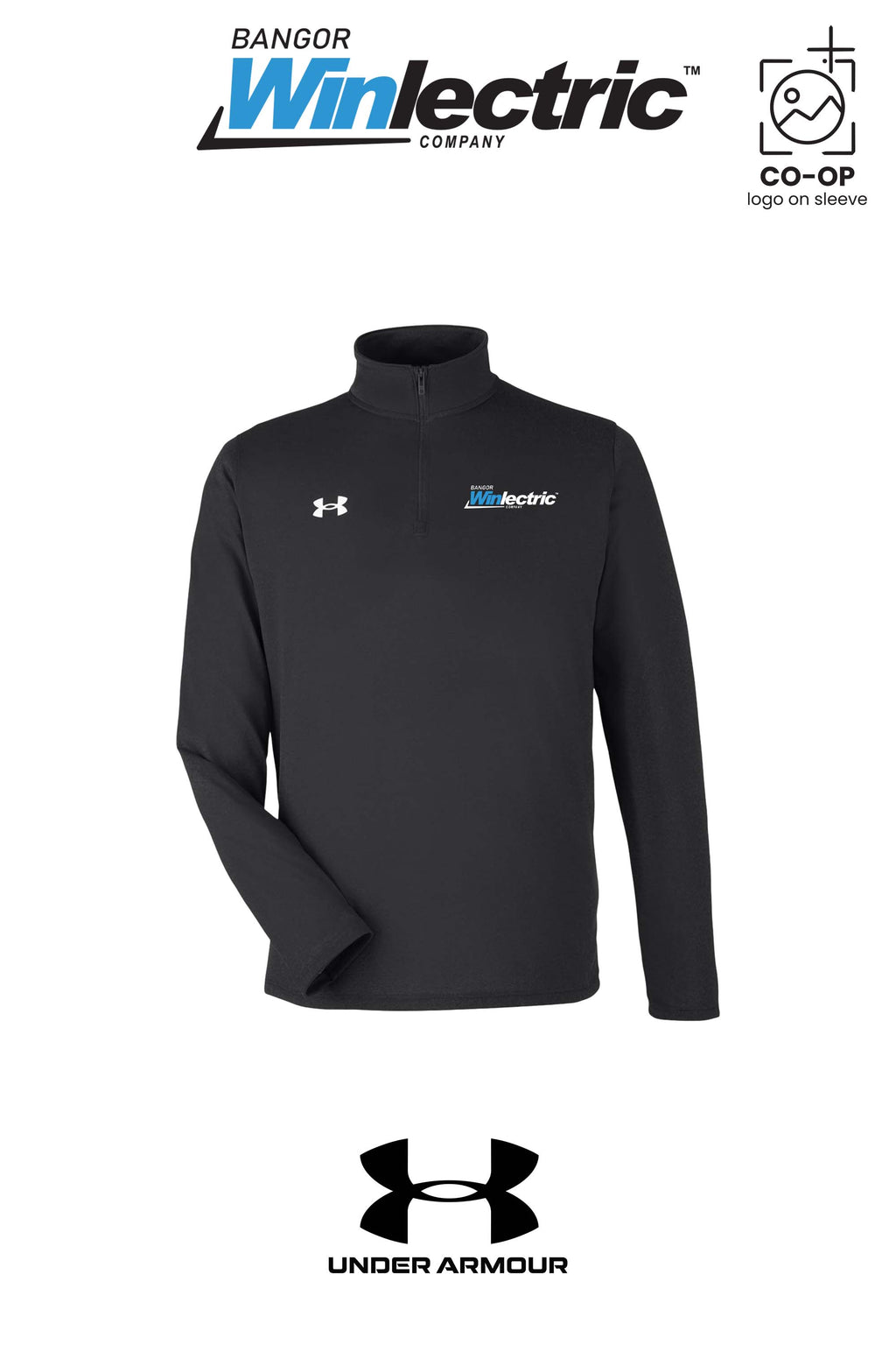 Under Armour Mens Team Tech™ Quarter-Zip Pullover - Winlectric Bangor