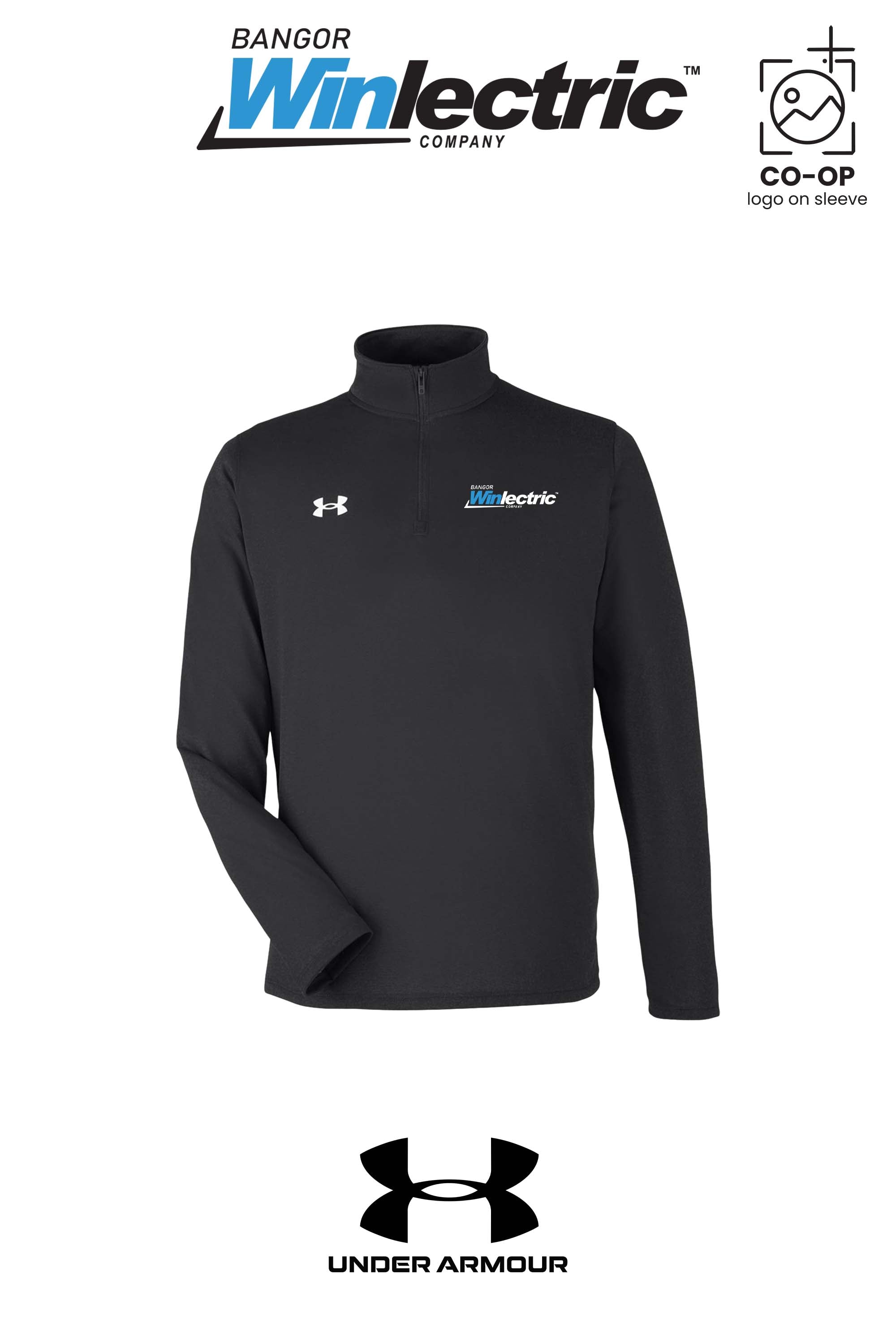 Under Armour Mens Team Tech™ Quarter-Zip Pullover - Winlectric Bangor