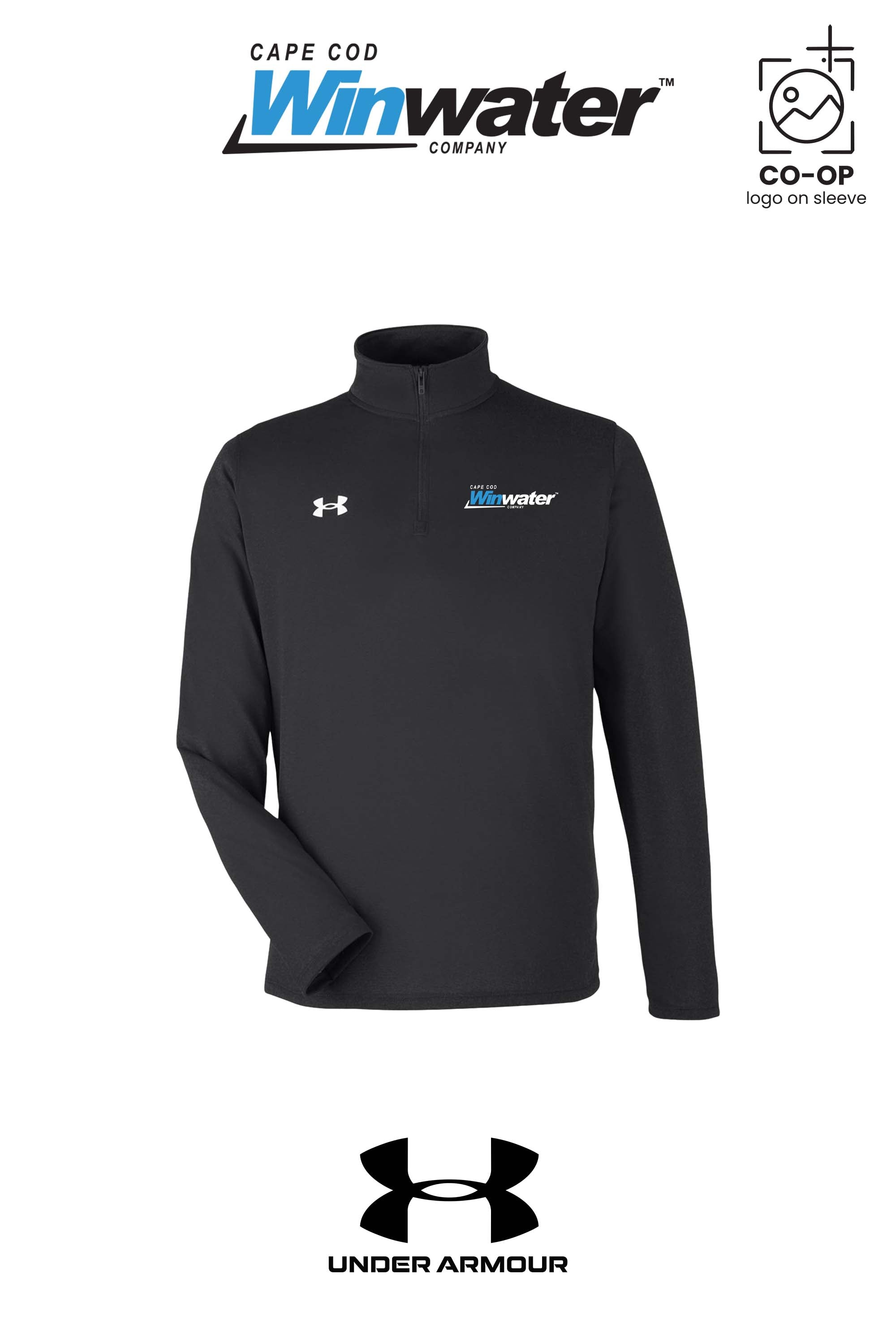 Under Armour Mens Team Tech™ Quarter-Zip Pullover - Winwater Cape Cod