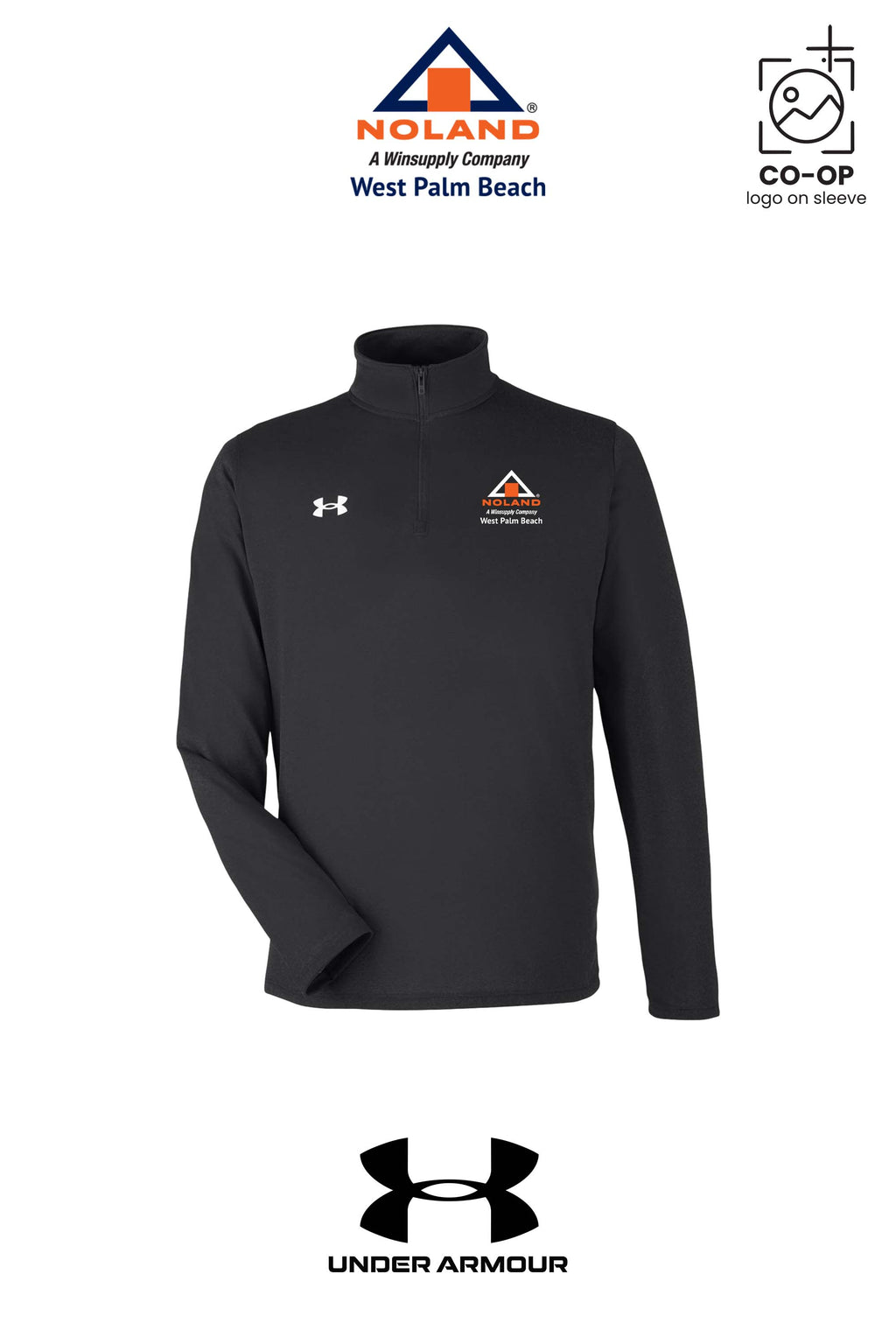 Under Armour Mens Team Tech™ Quarter-Zip Pullover - Noland West Palm Beach